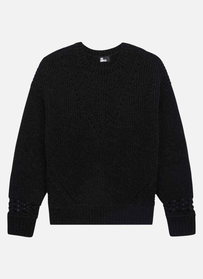 Pull col rond en maille pointelle THE KOOPLES