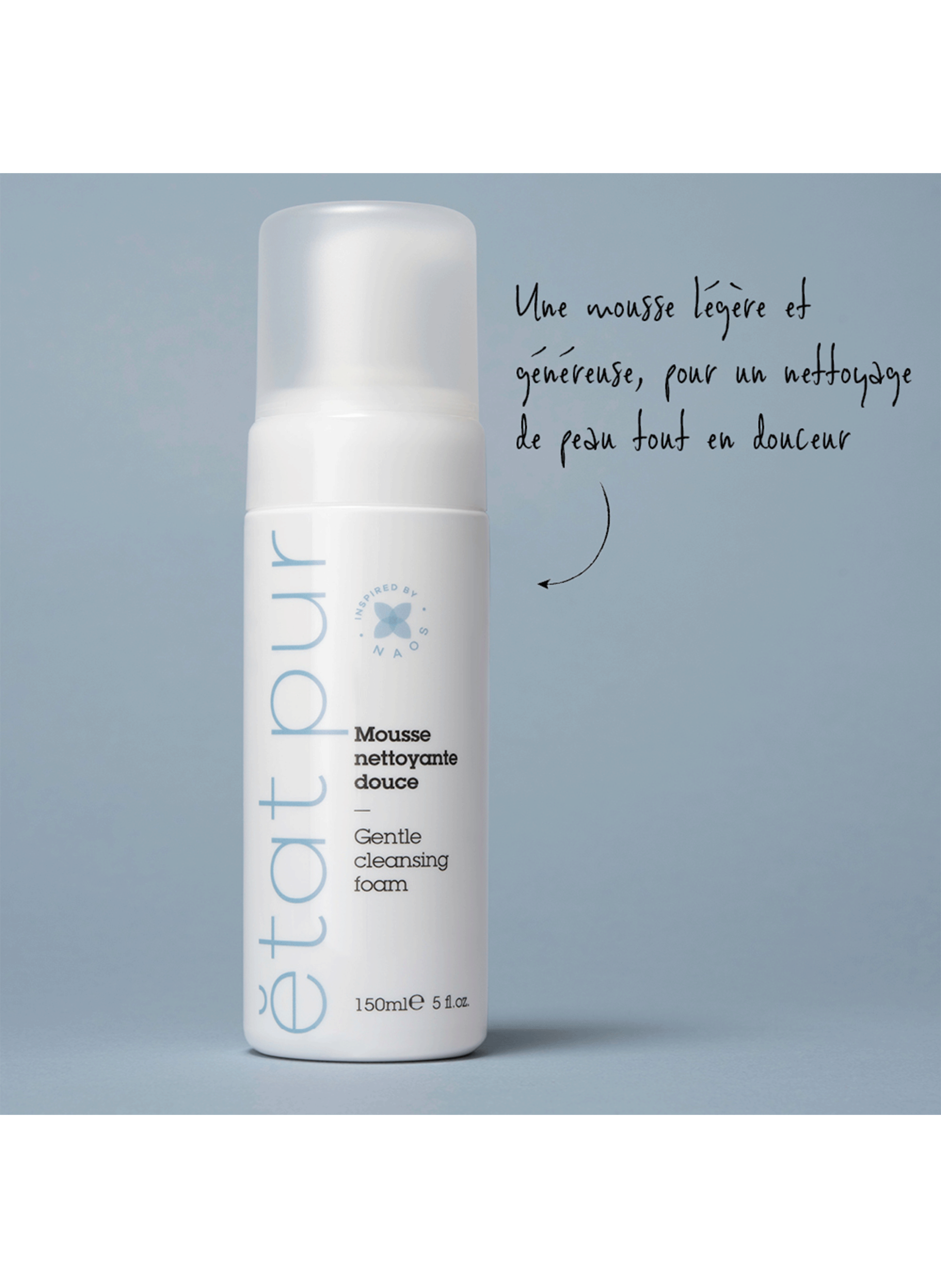 La mousse nettoyante douce ETAT PUR No color