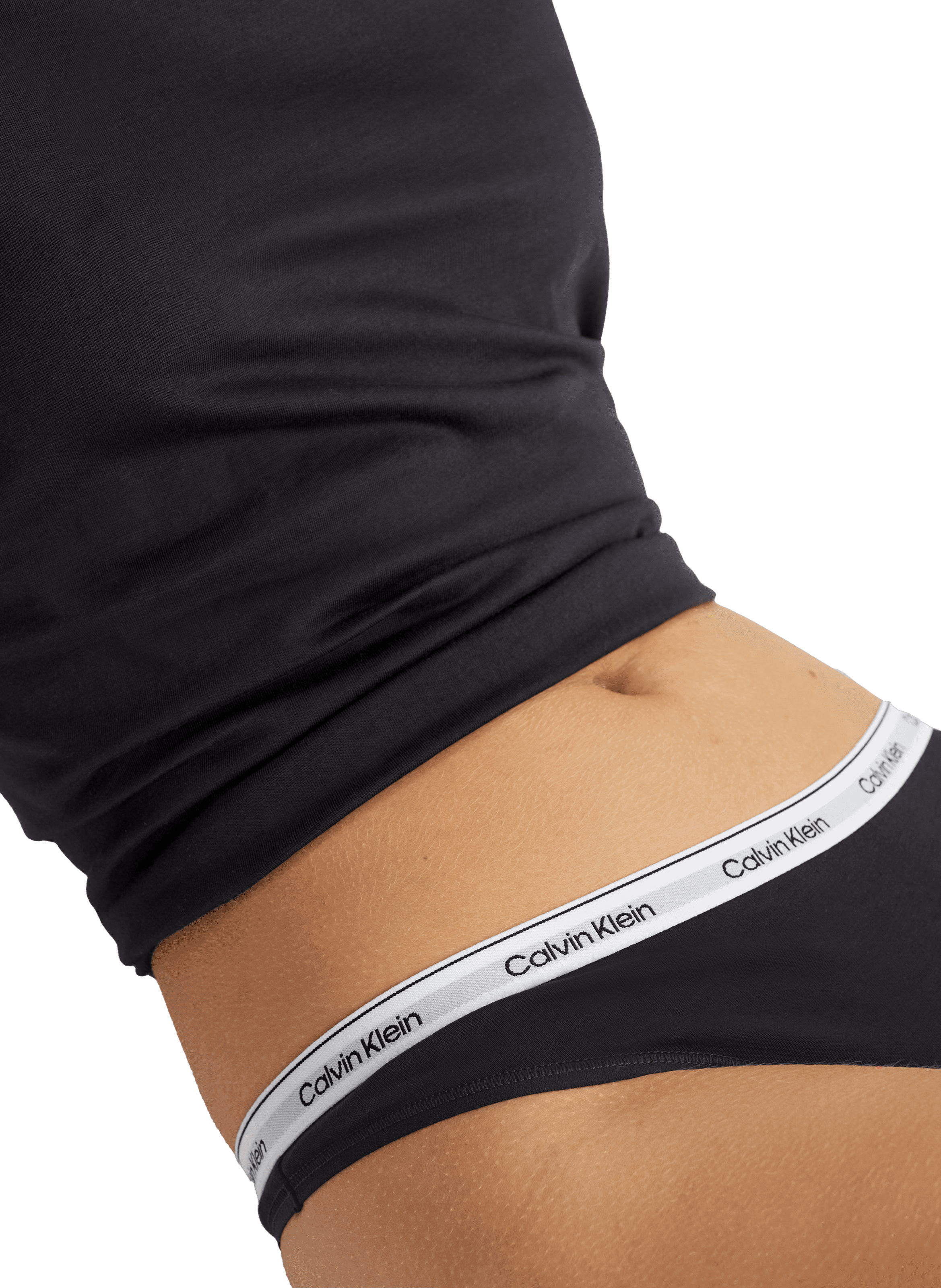Tanga en coton  CALVIN KLEIN Noir