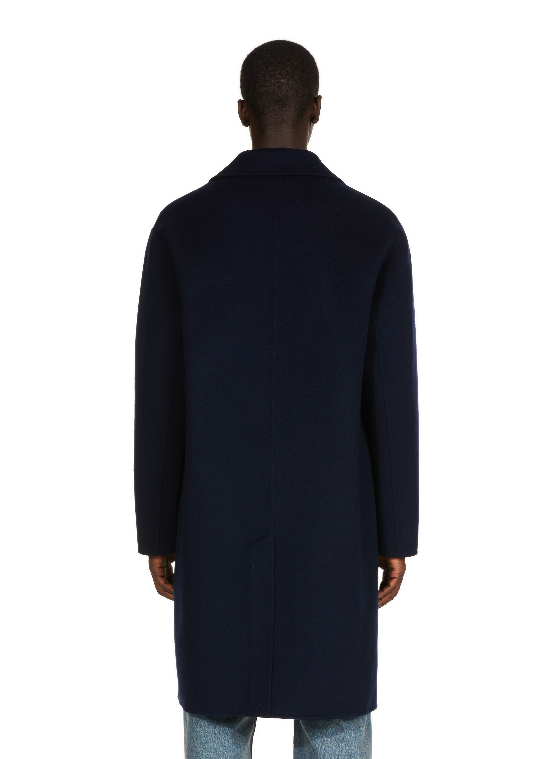 Straight wool coat SAISON 1865 Blue