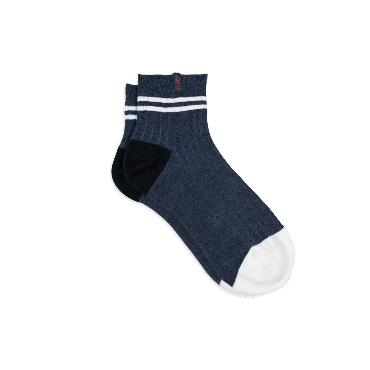 Chaussettes en coton peigné mi-hautes BILLYBELT Bleu