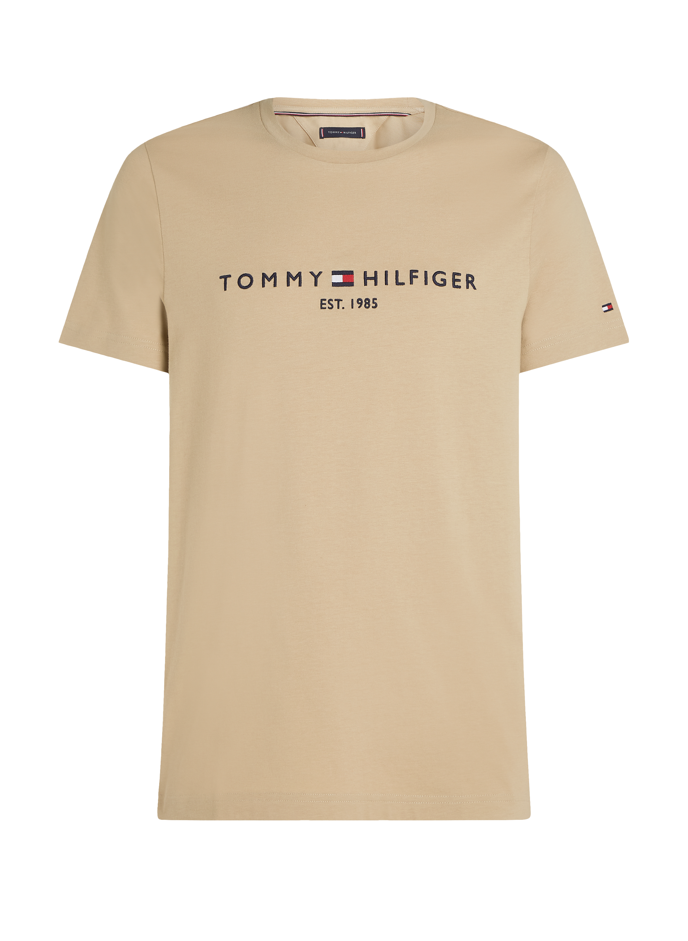 T-shirt en coton TOMMY HILFIGER Beige