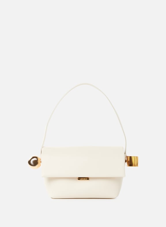 Square Round Bag Beige by JACQUEMUS JACQUEMUS Square Round Bag Beige