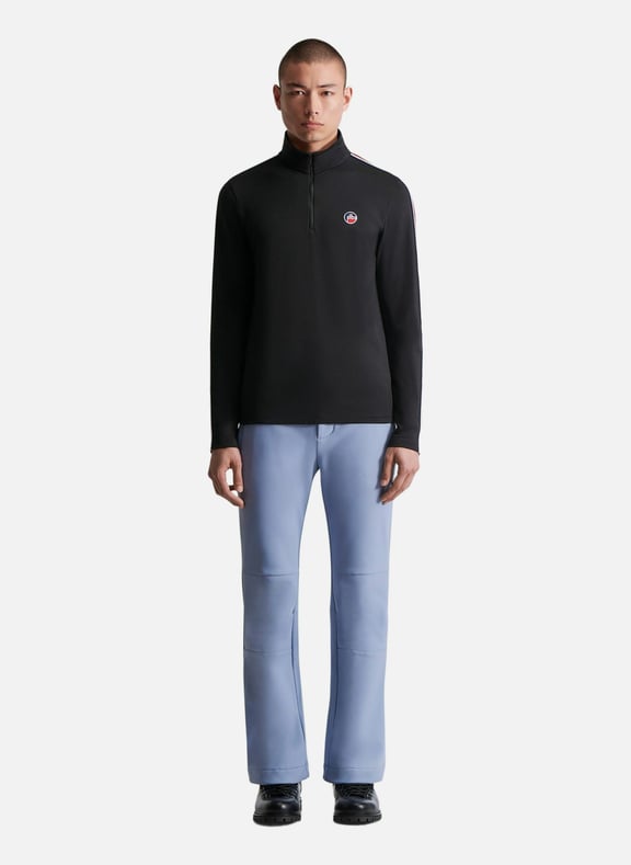 Sous pull mario col montant coupe regular Noir by FUSALP FUSALP Sous pull mario col montant coupe regular Noir