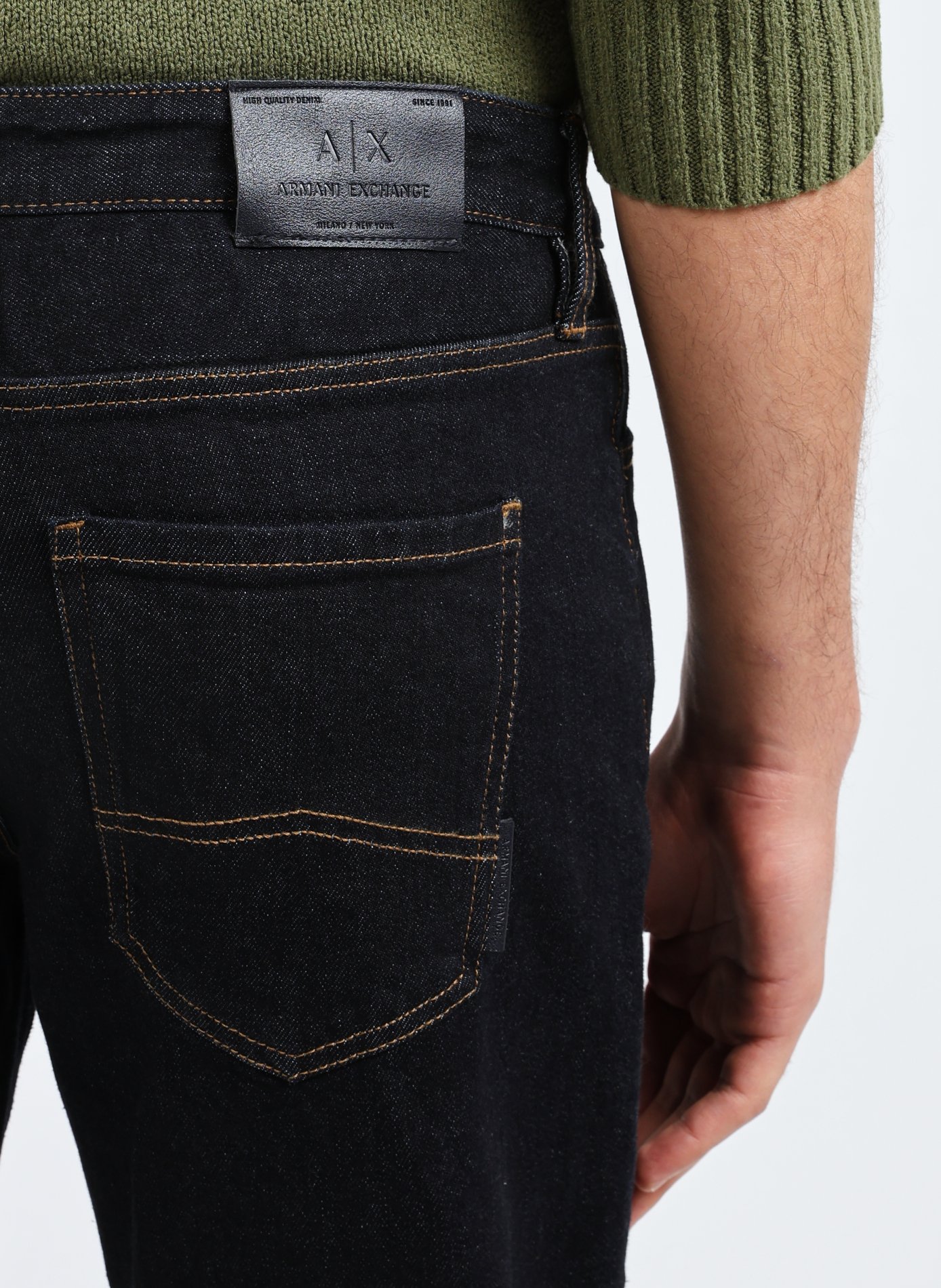 Slim fit cotton denim jeans ARMANI EXCHANGE Blue