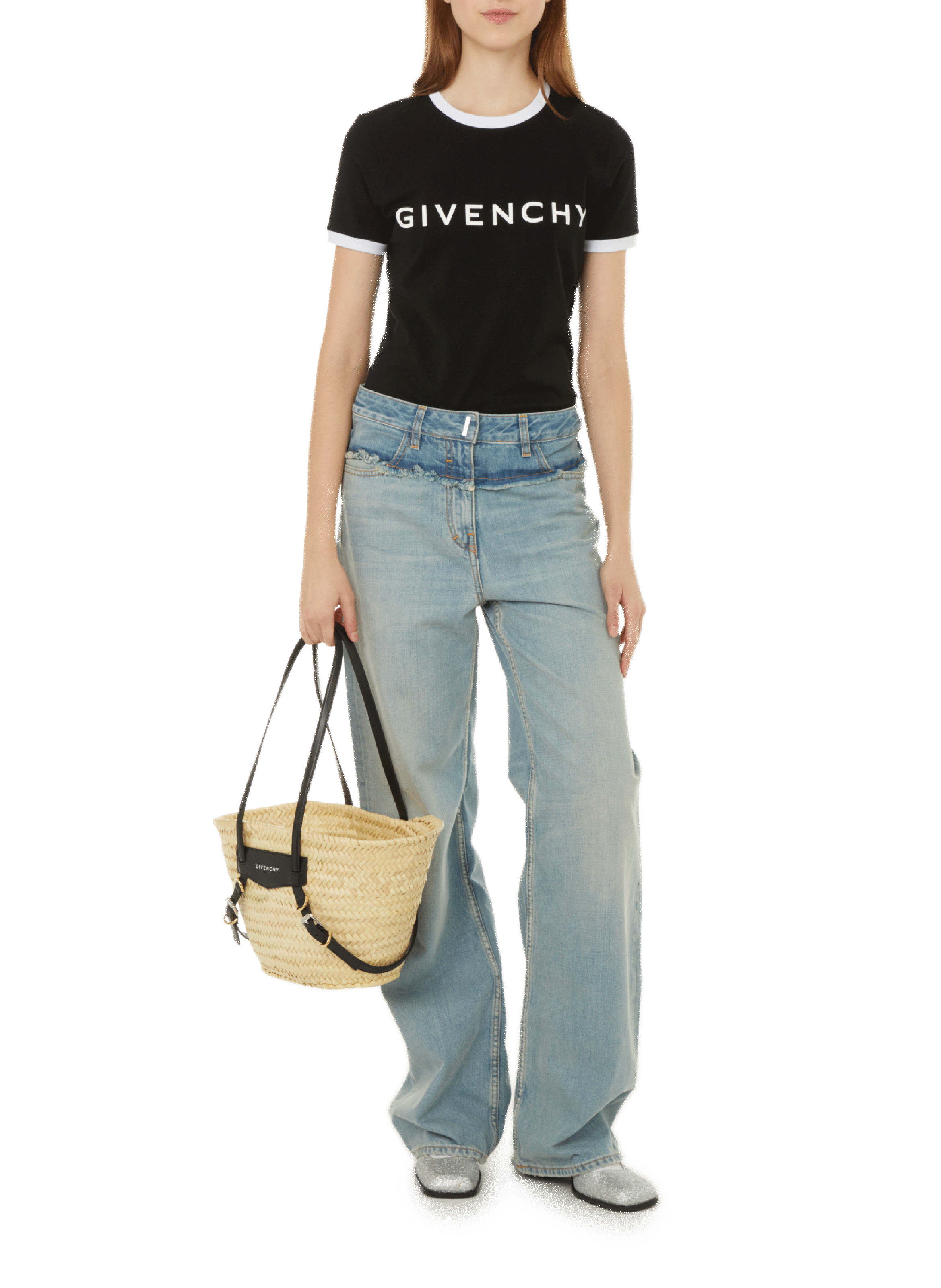 Straight-fit cotton jeans  GIVENCHY Blue