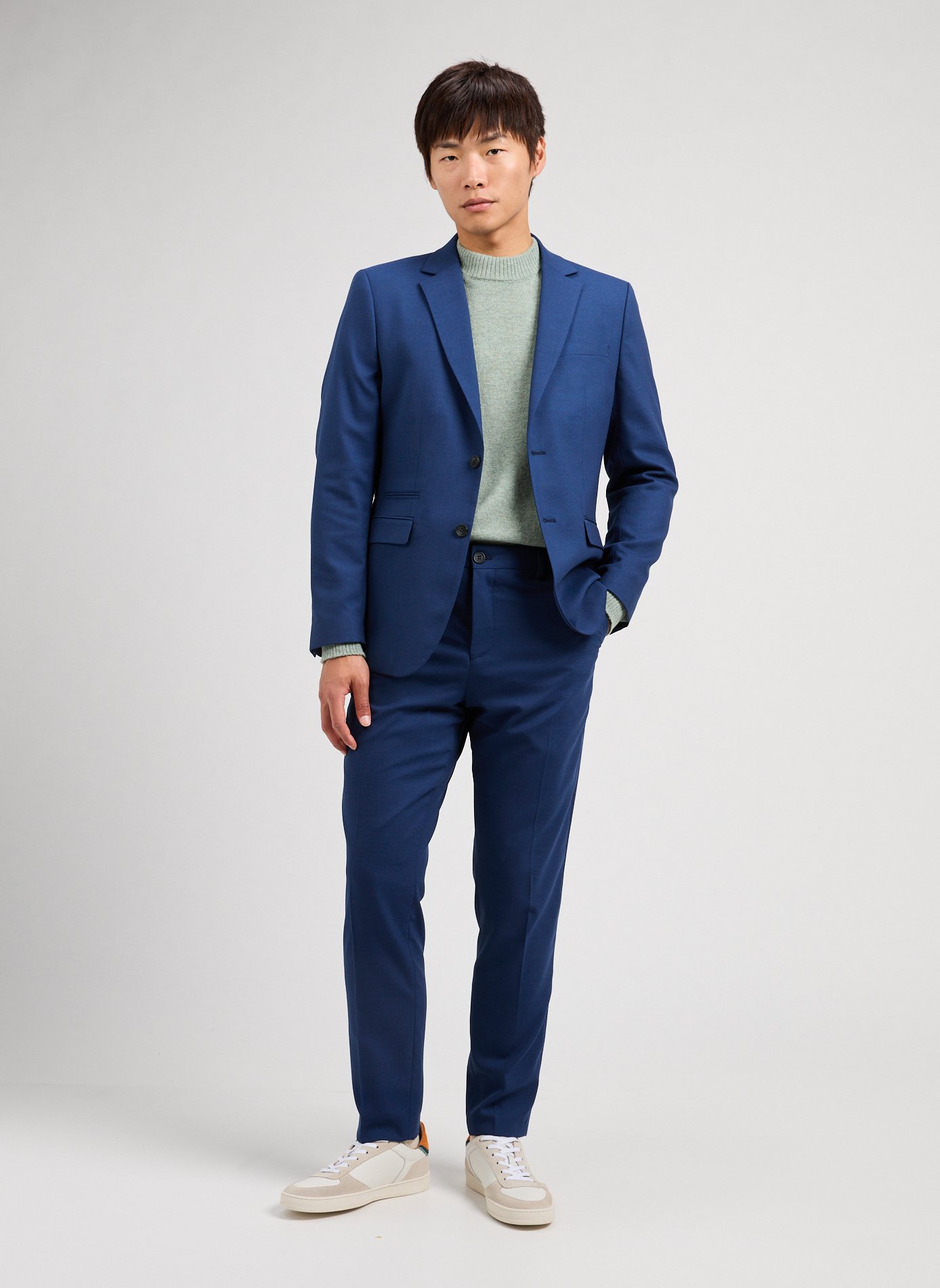 Blazer slim multi poches  SELECTED Bleu