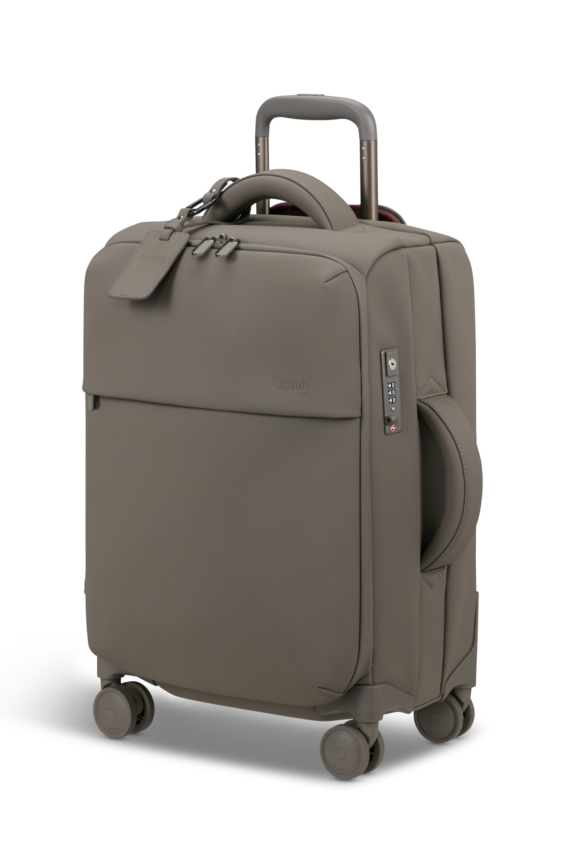 Lost in berlin valise 4 roues taille s LIPAULT PARIS Gris