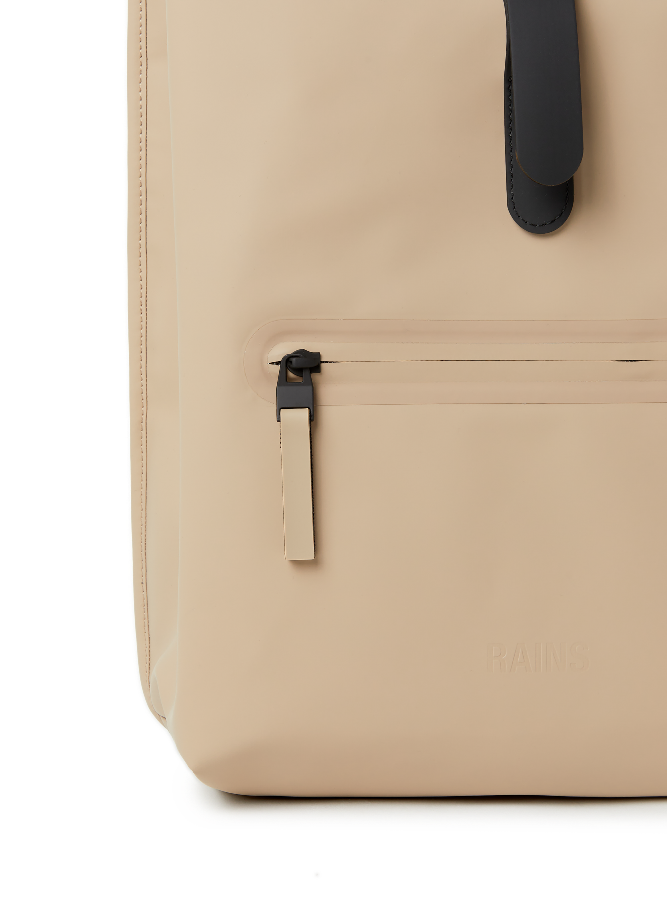 Sac à dos Rolltop RAINS Beige