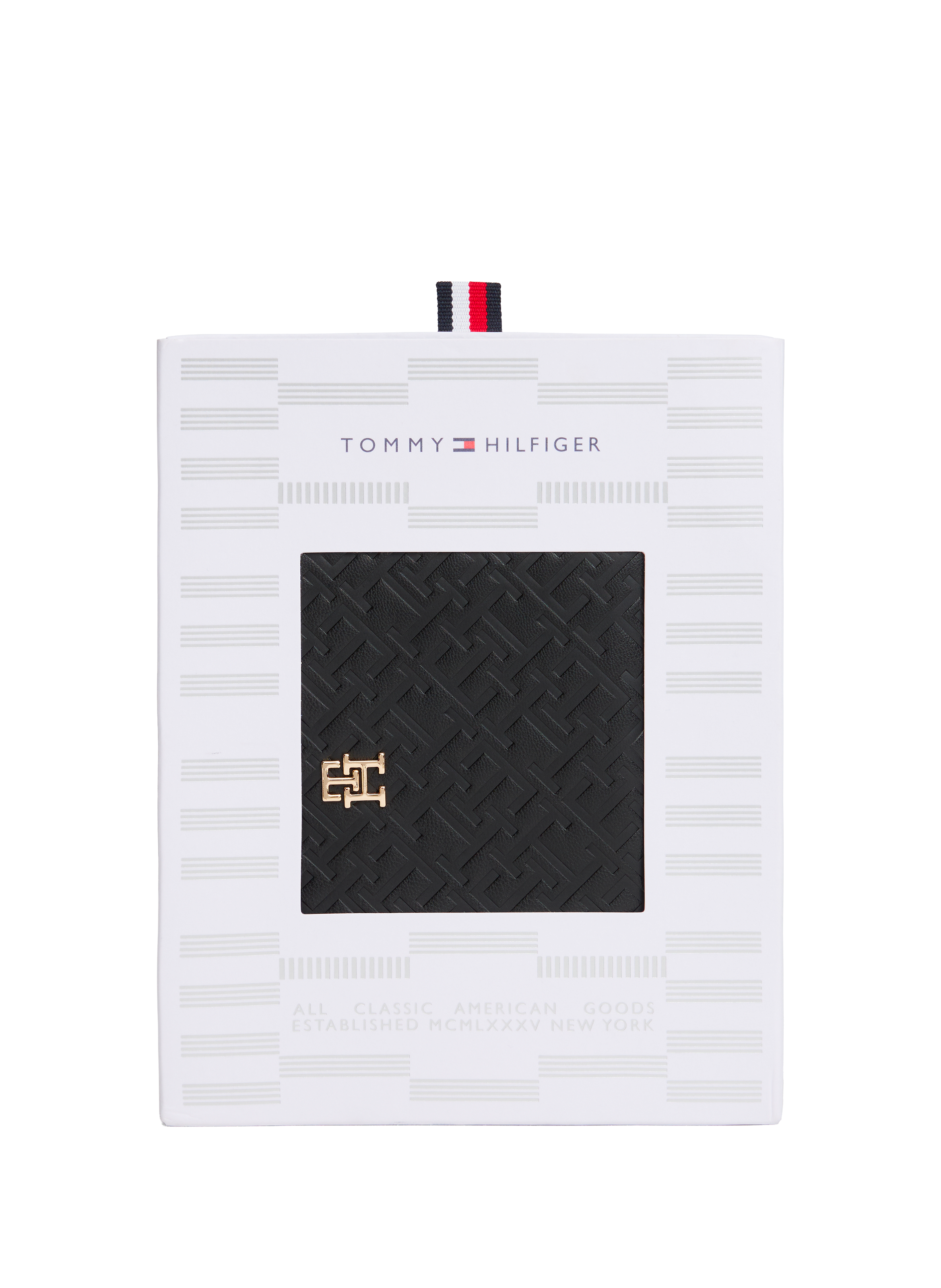 Portefeuille texturé TOMMY HILFIGER Noir