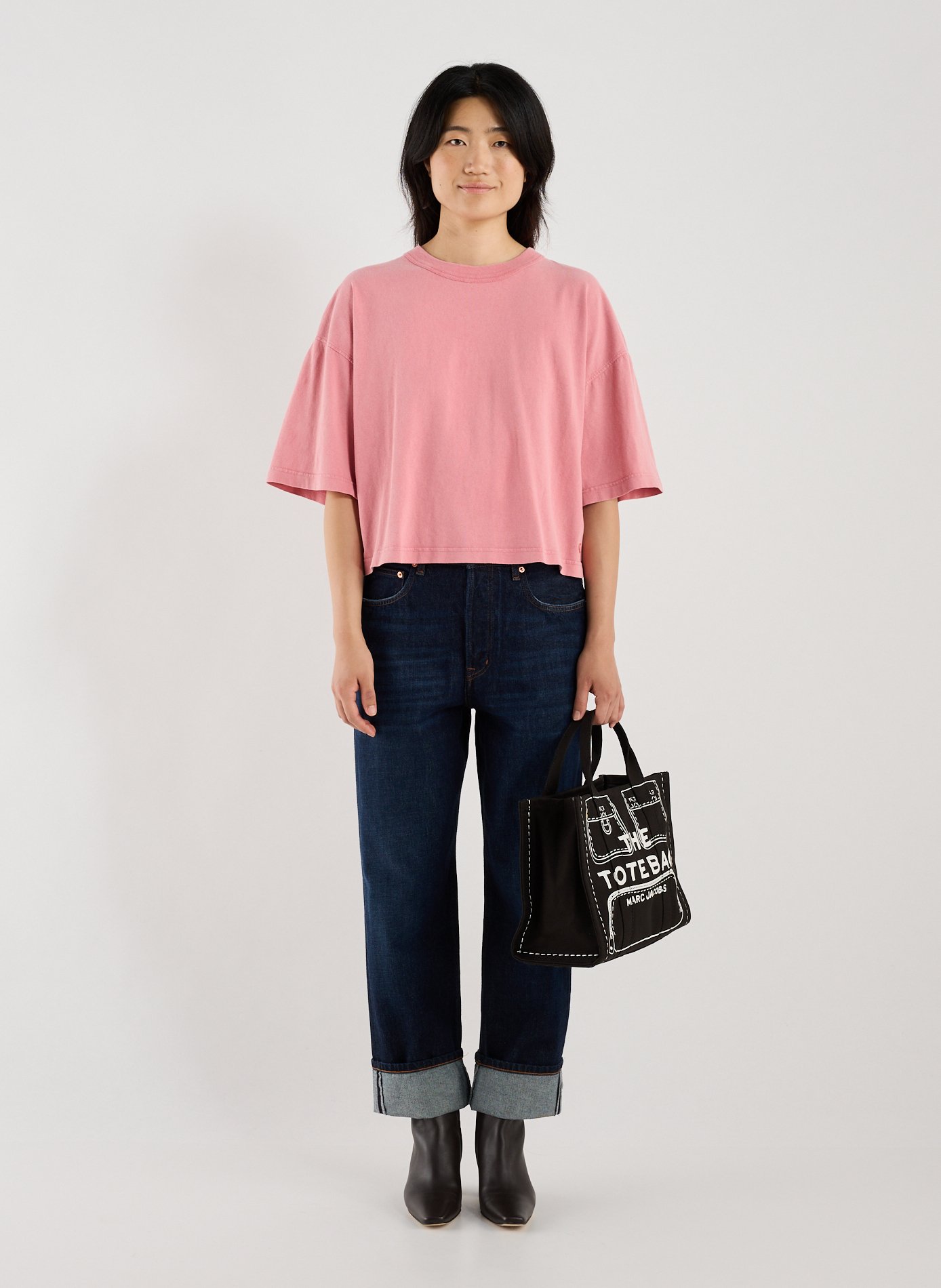 T-shirt en coton BELLEROSE Rose