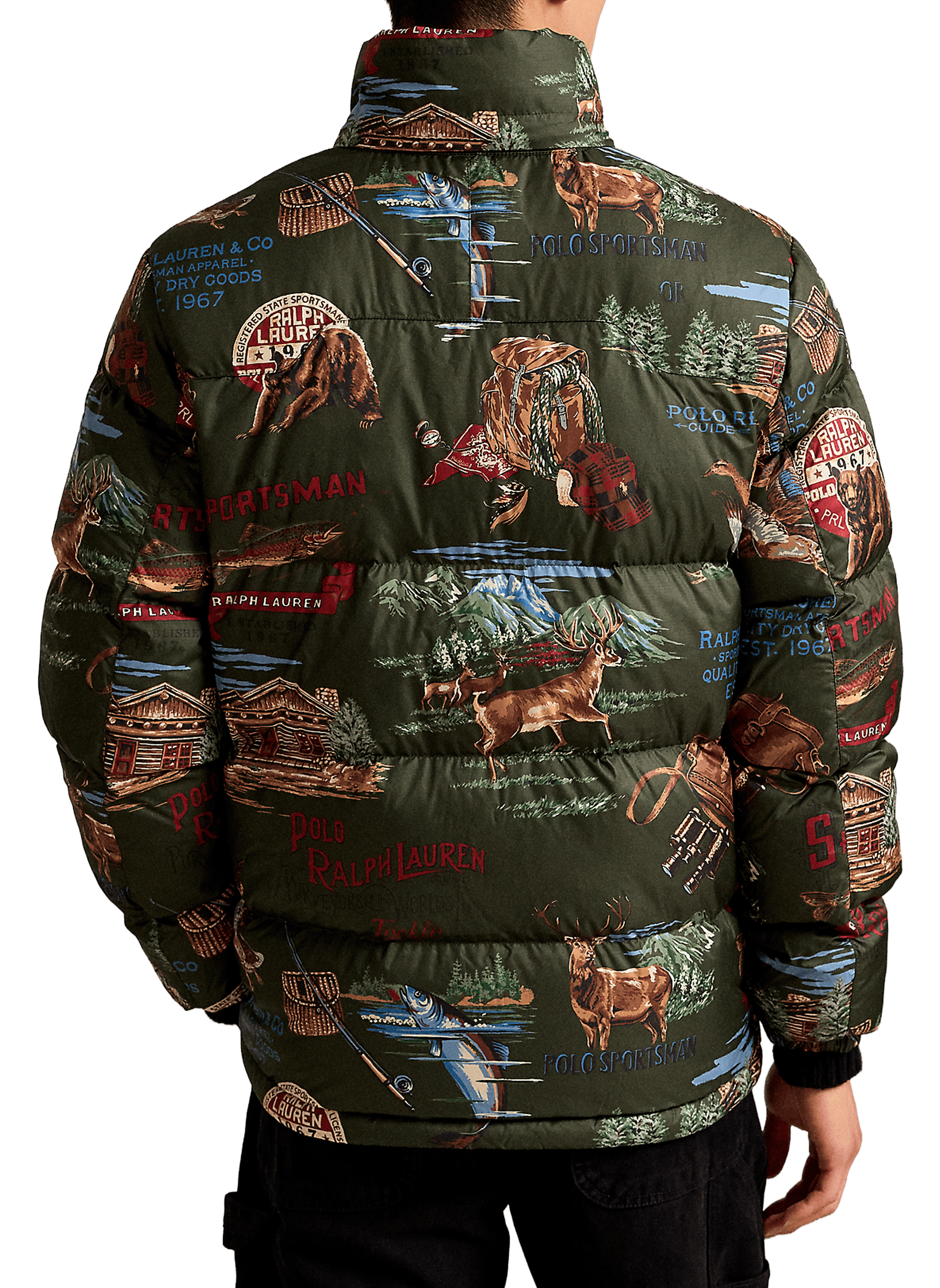 Printed hooded jacket POLO RALPH LAUREN Multicolour