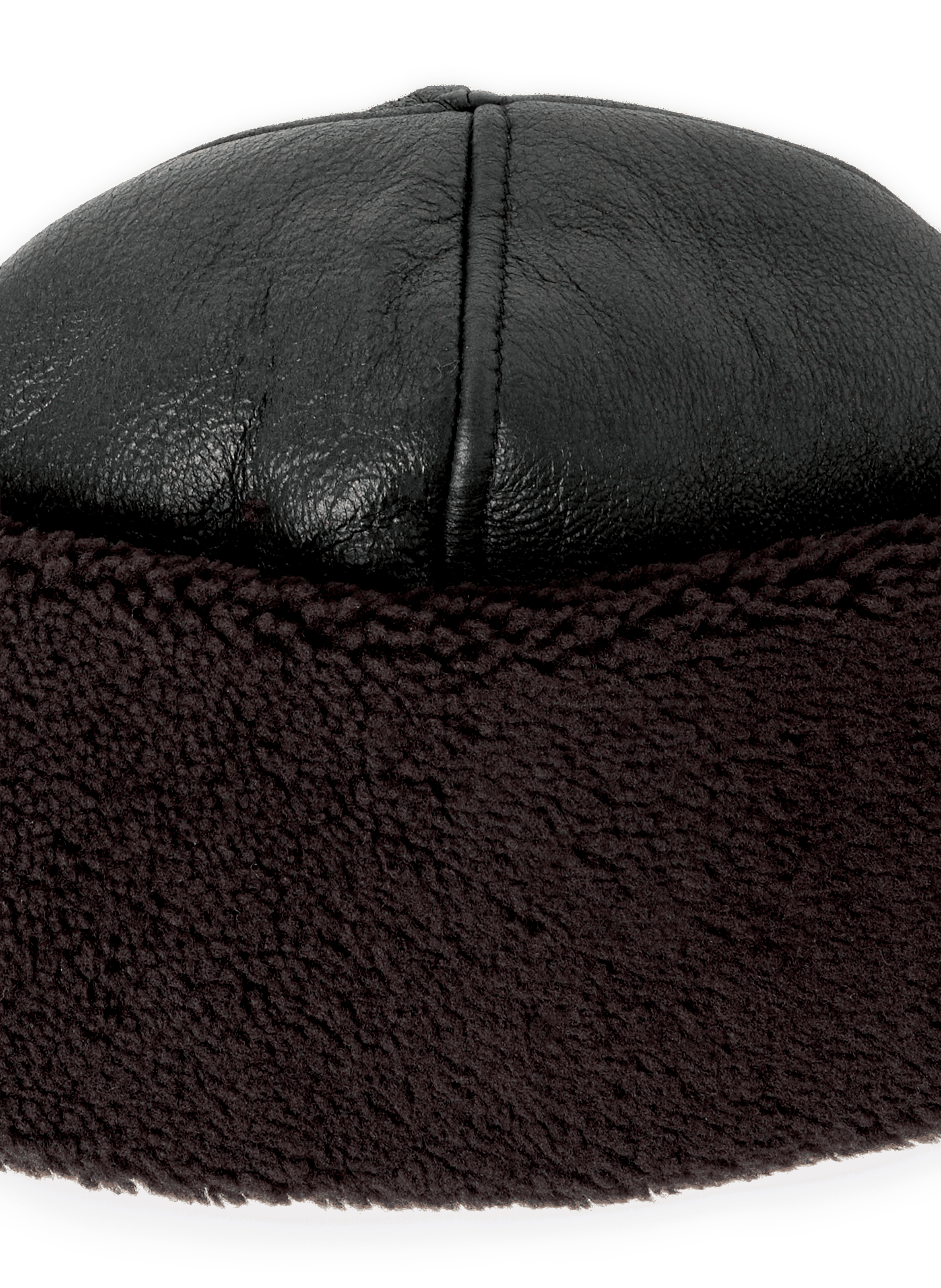 Leather beanie OUR LEGACY Brown