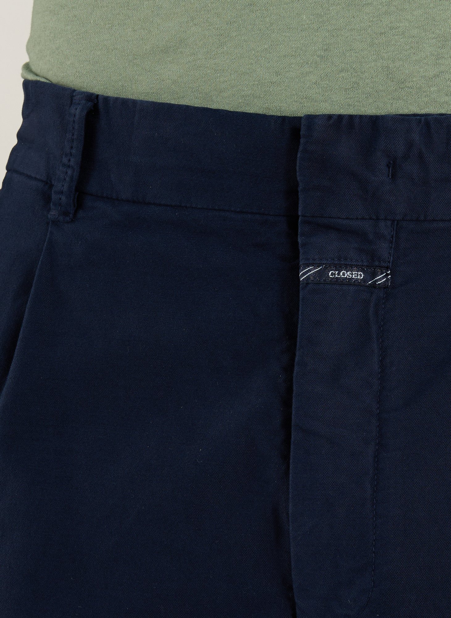 Pantalon ample en coton mélangé CLOSED Bleu