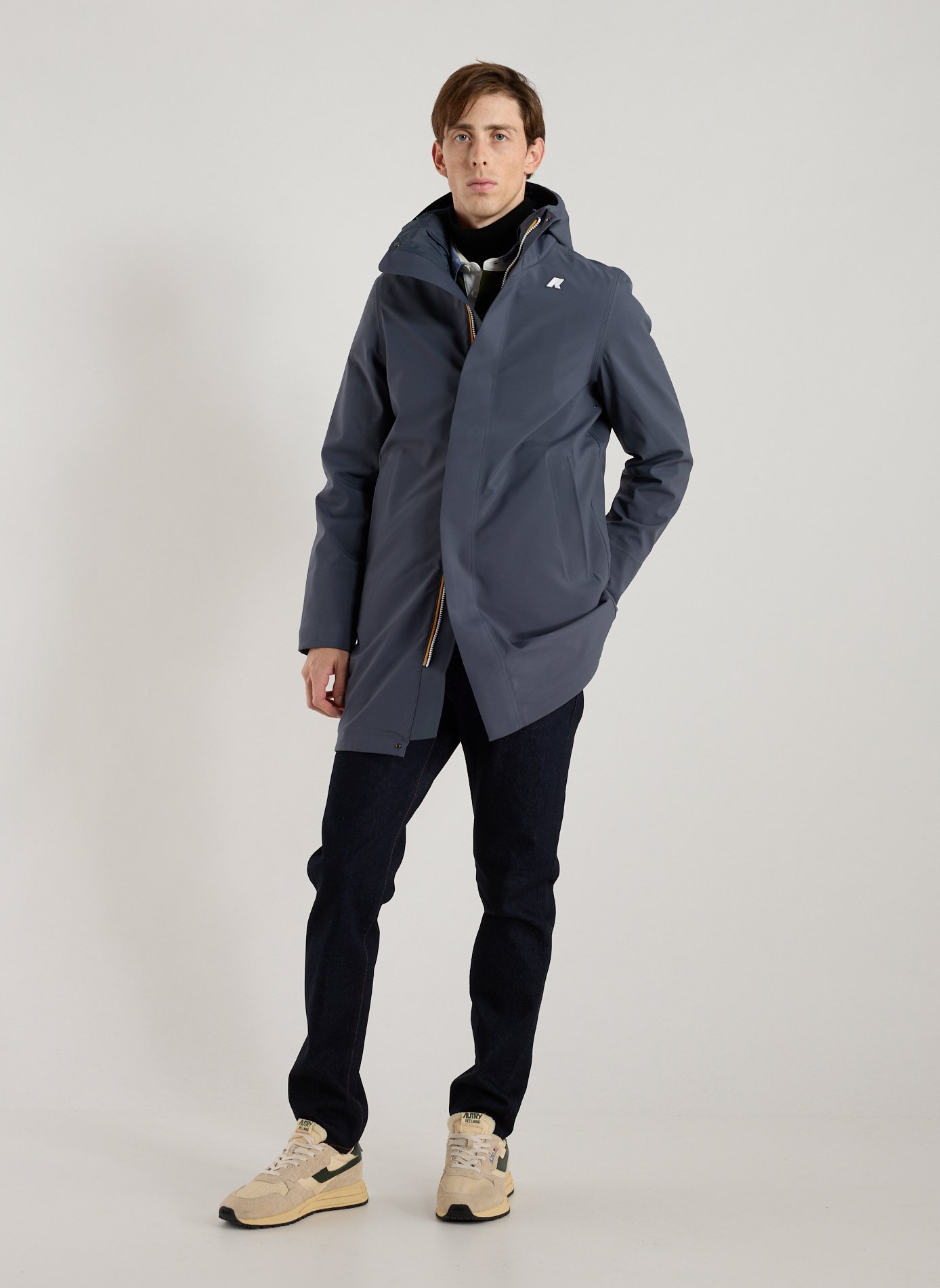 Mid-length jacket K-WAY Blue