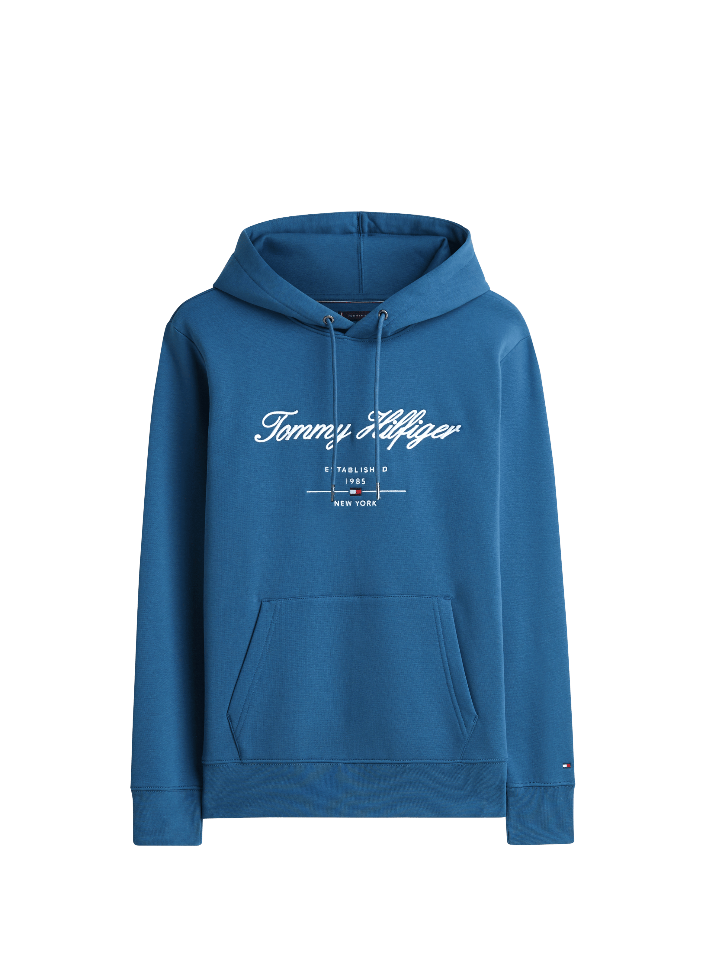 Embroidered hoodie TOMMY HILFIGER Blue
