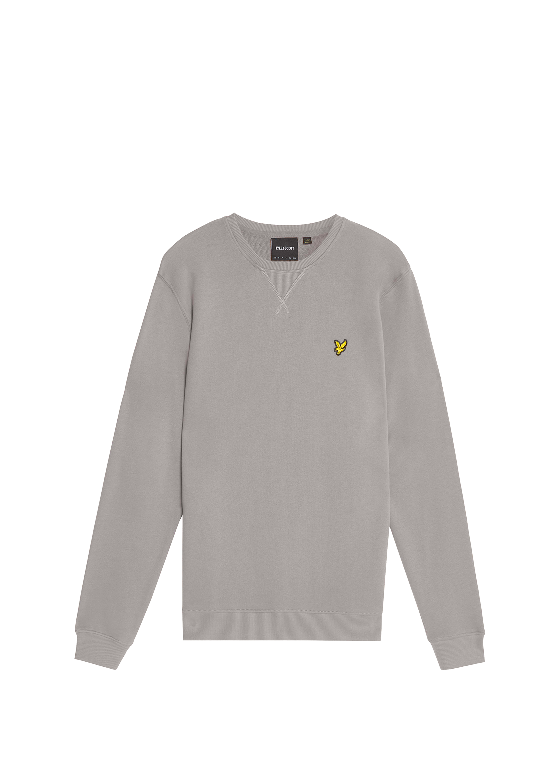 Sweat à col rond en coton LYLE & SCOTT Gris