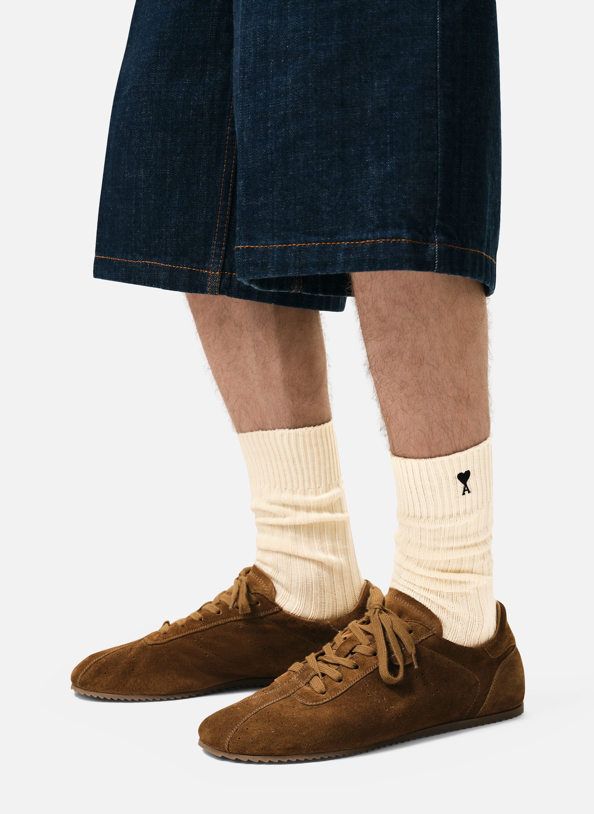 Pack Trois Chaussettes Ami De Coeur Noir unisexes AMI PARIS Multicolore