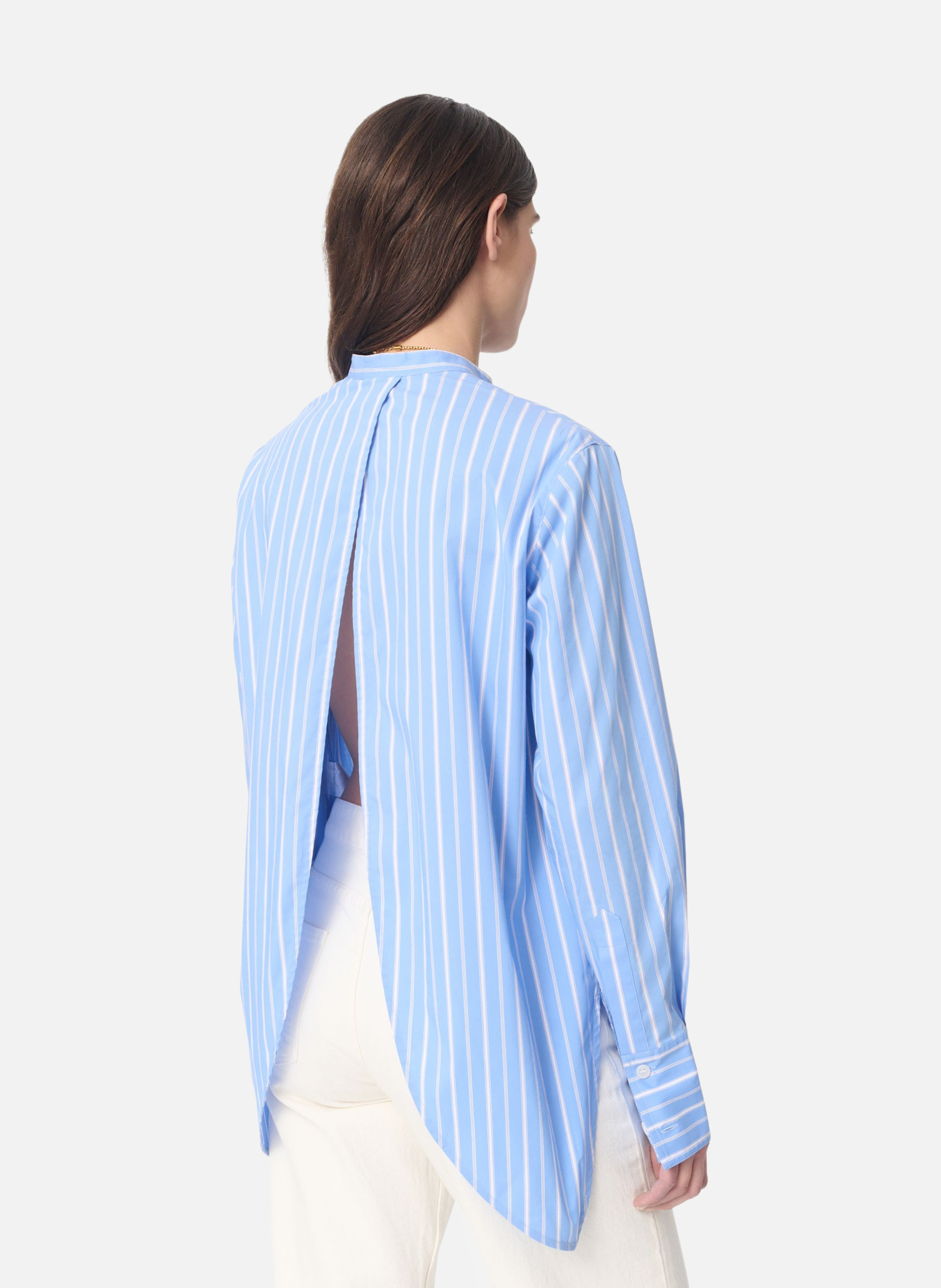 Chemise feline Bleu