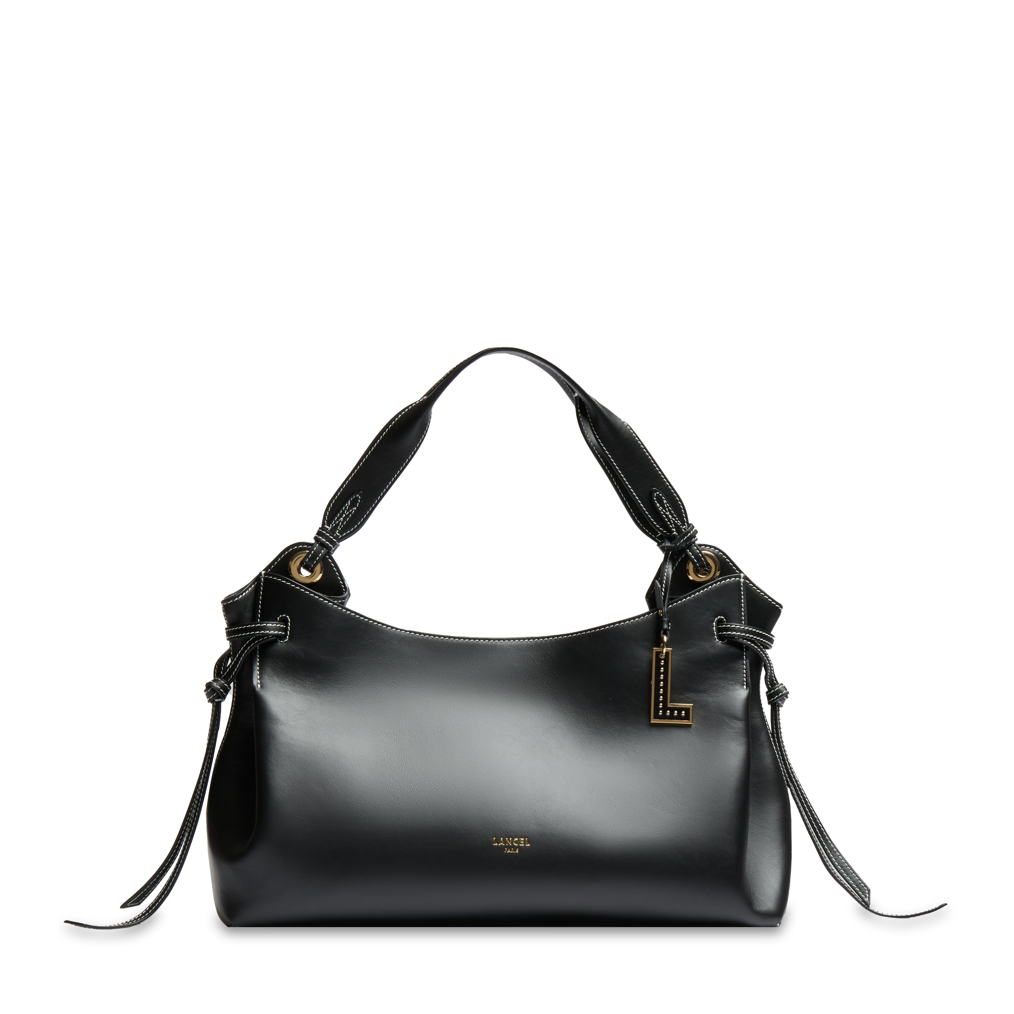 Sac carryall m swann de lancel en cuir LANCEL Noir