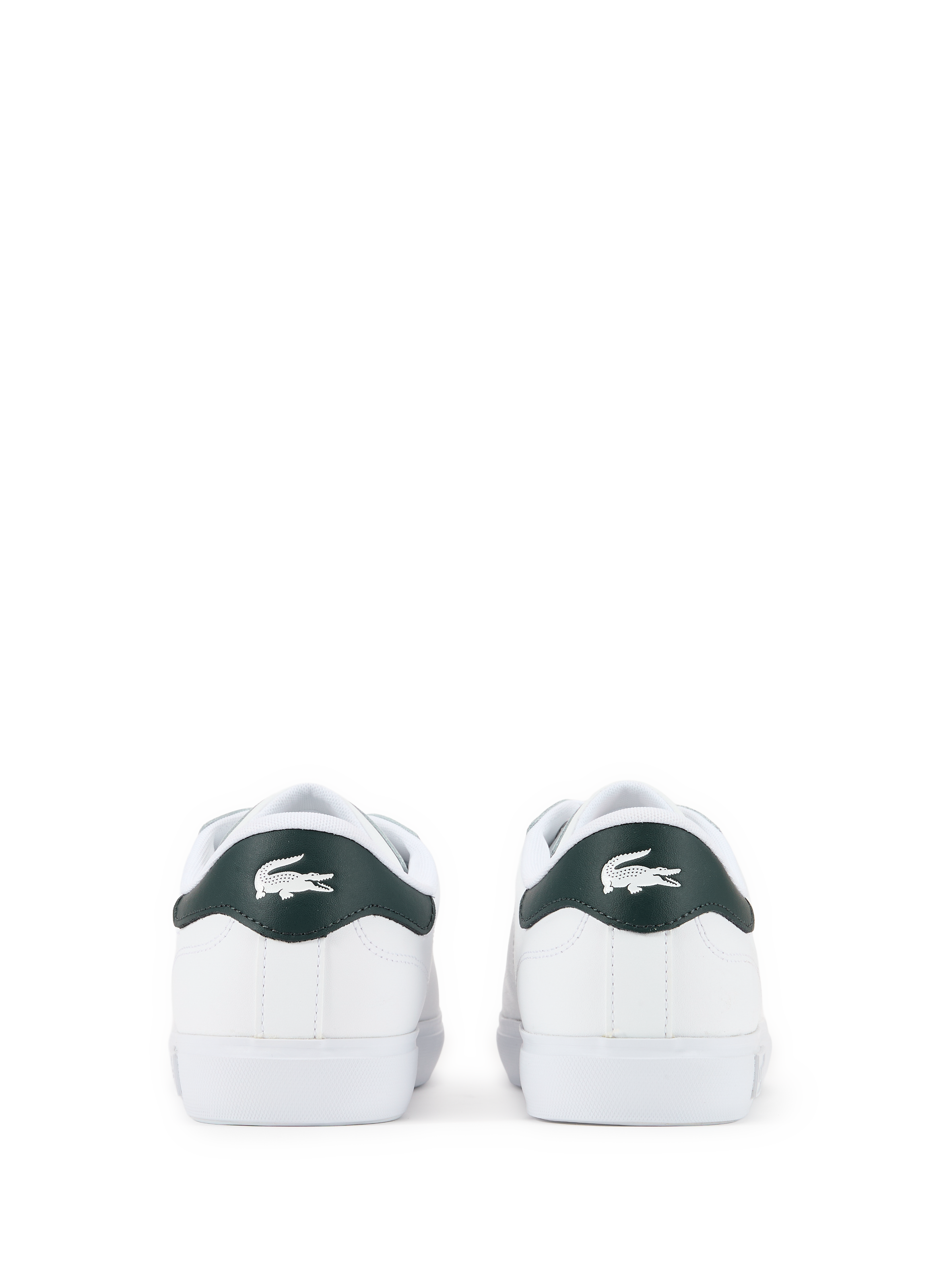 Baskets Powercourt en cuir LACOSTE Blanc