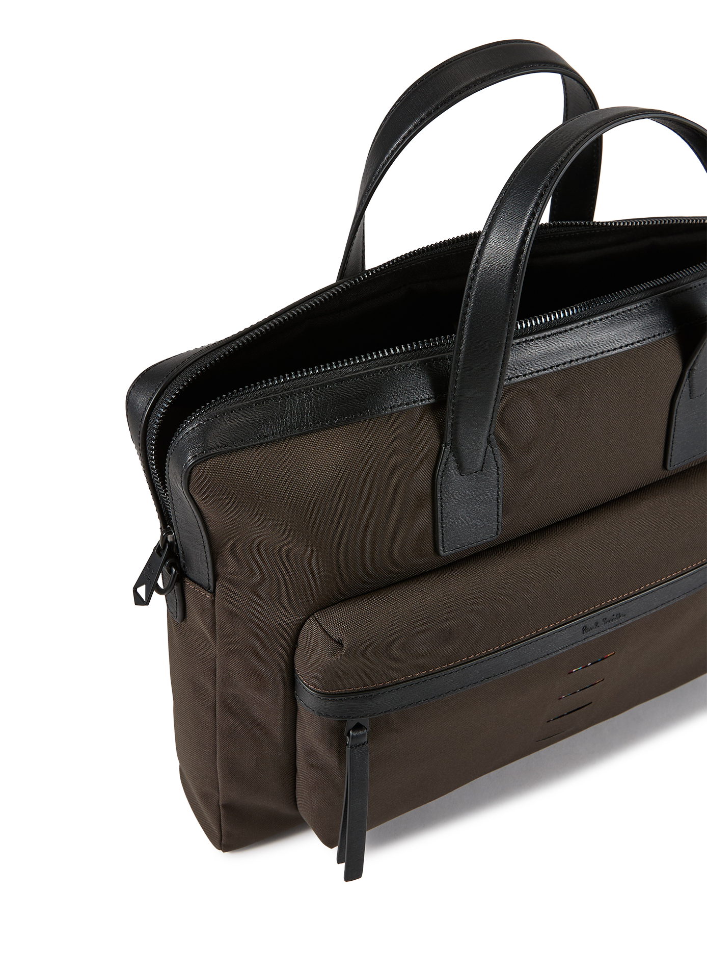 Logo document holder PAUL SMITH Brown