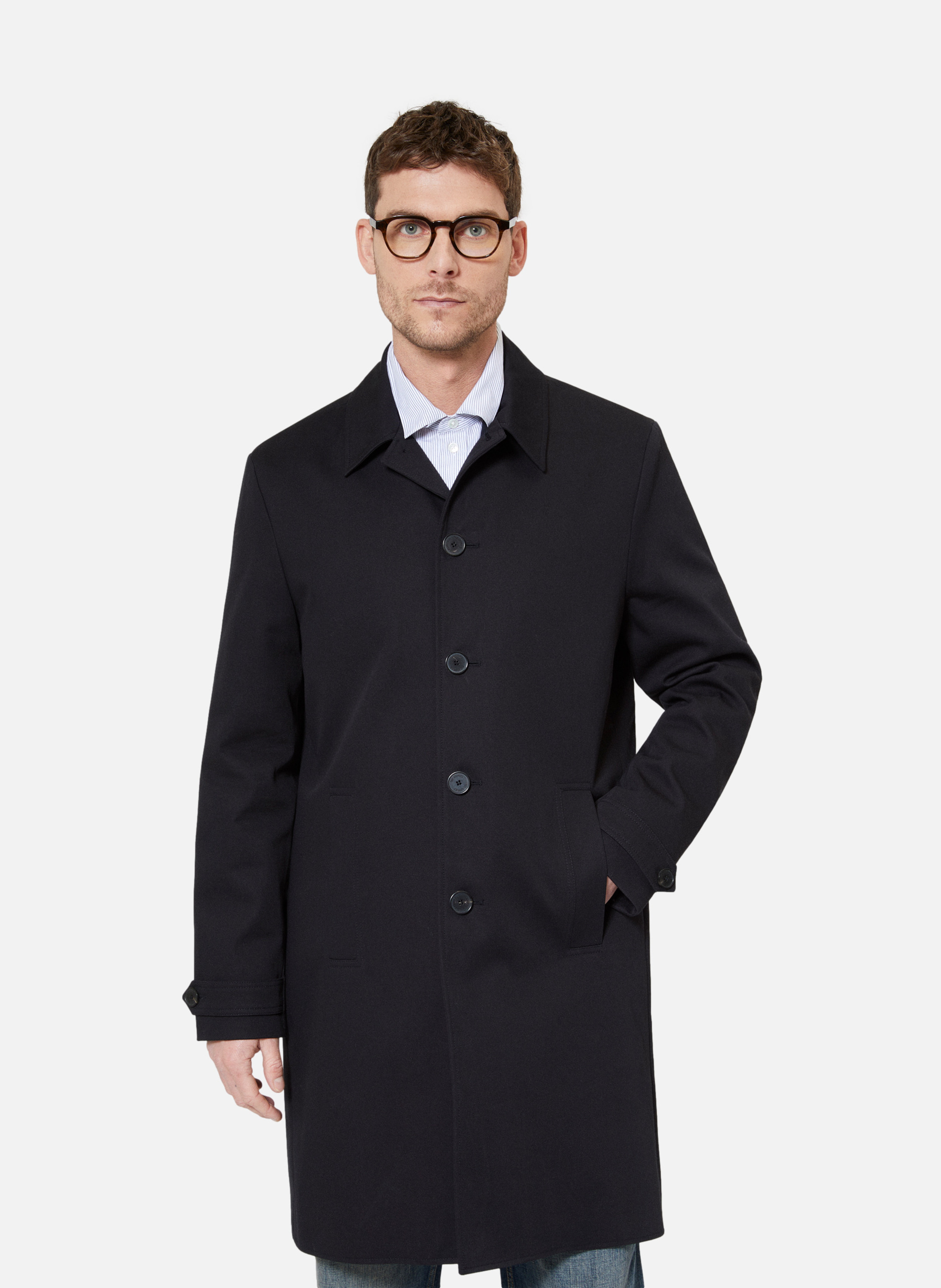 Trench simple boutonnage THE KOOPLES Noir