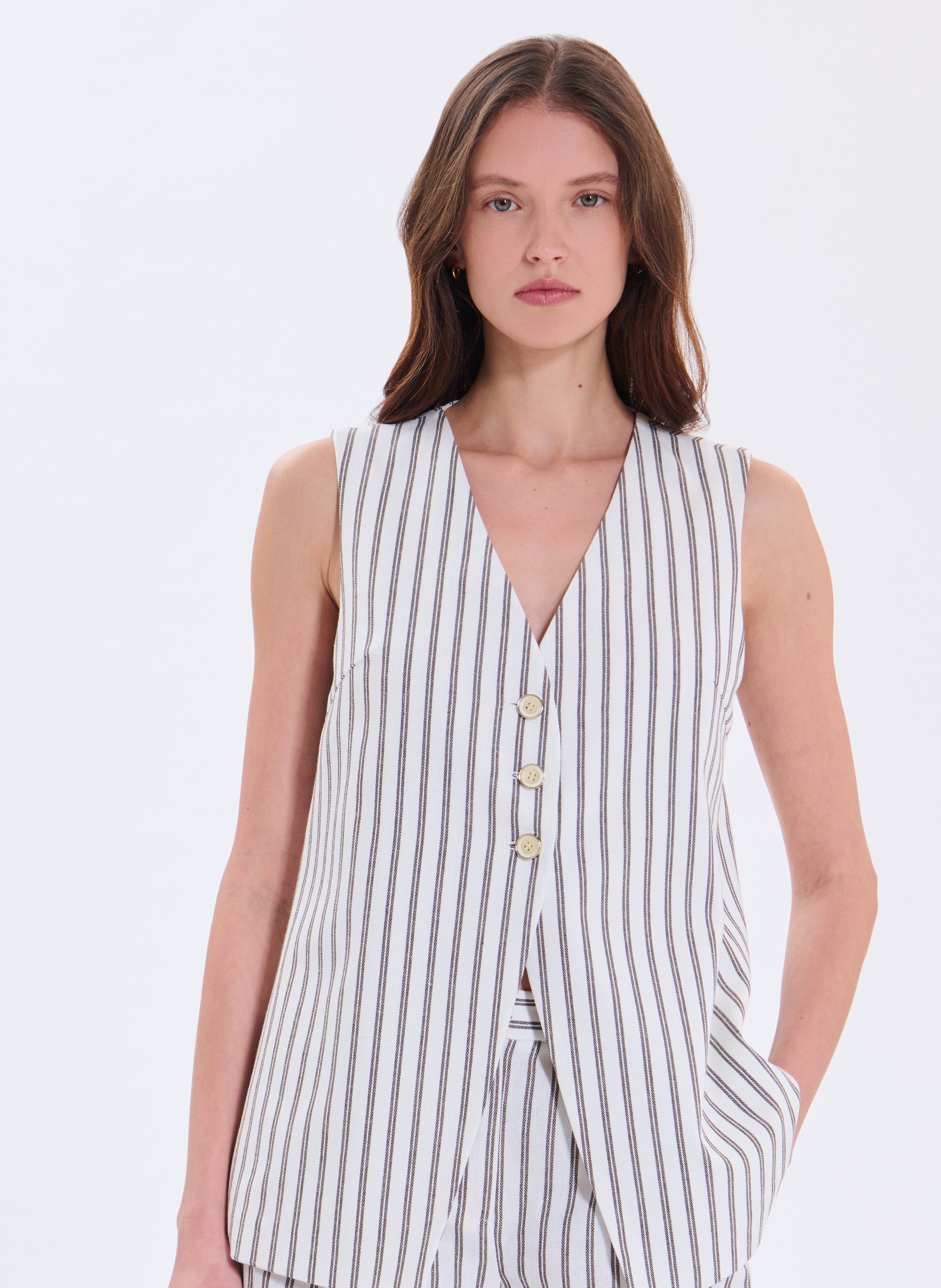 Gilet  giovina ZAPA Blanc