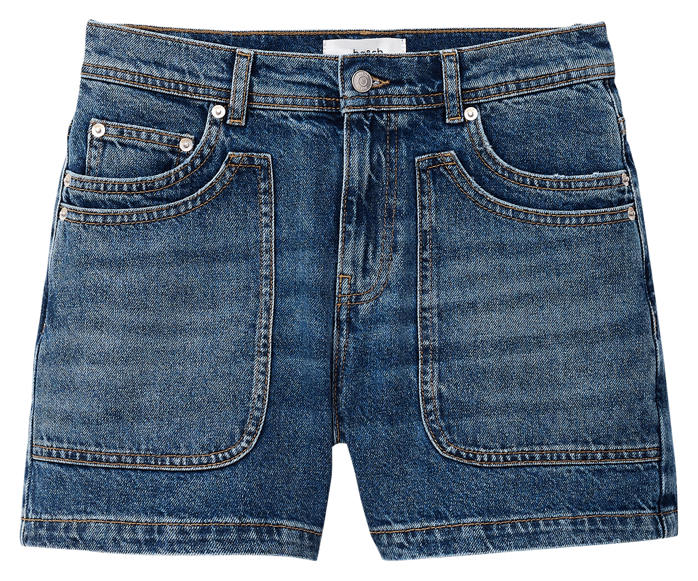 Short large en jean zevy BA&SH Bleu