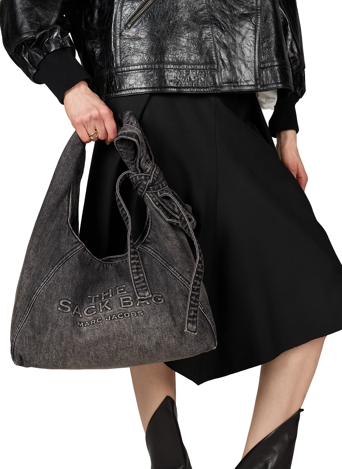 Handbag The Sack MARC JACOBS Black
