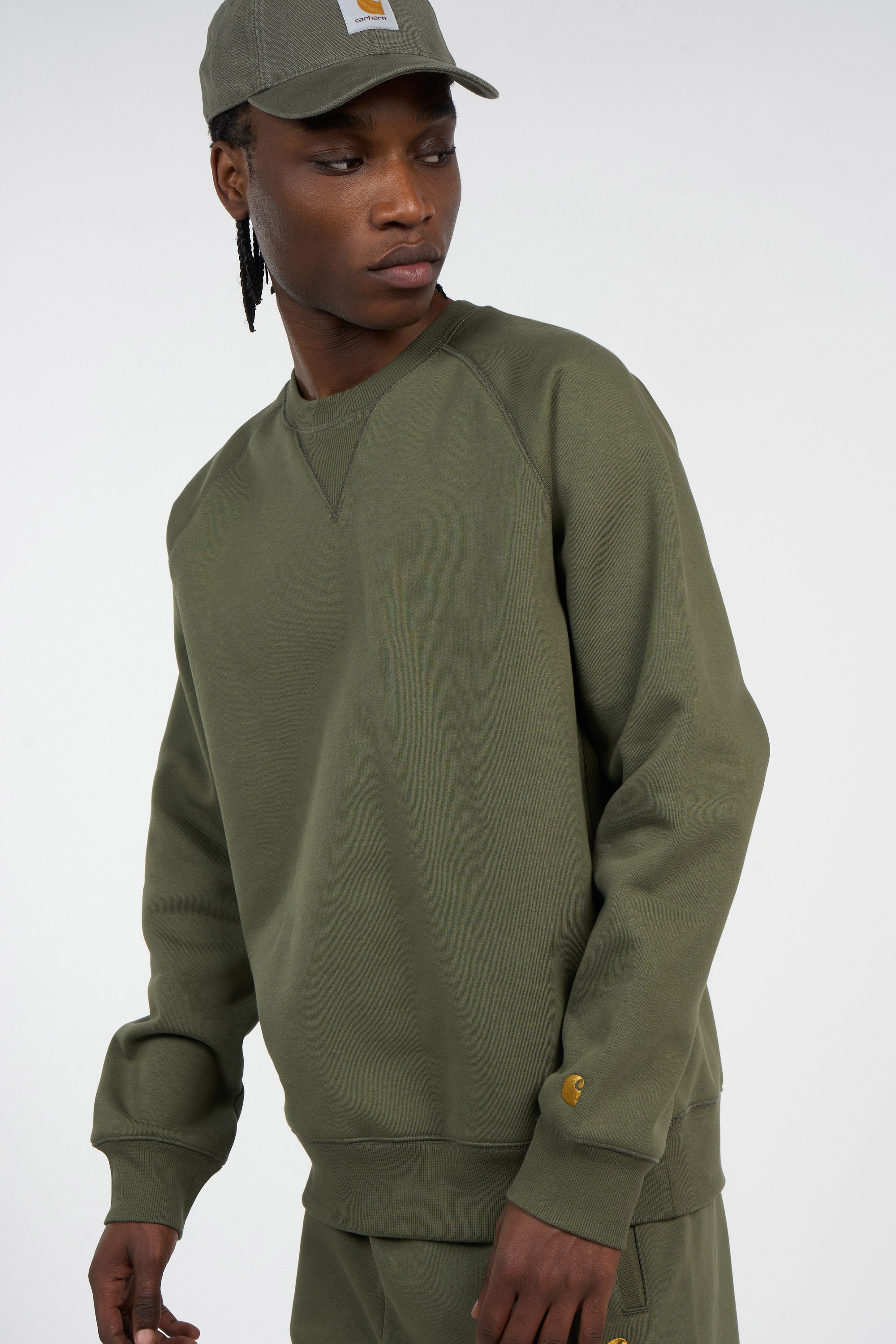 Sweatshirt chase CARHARTT WIP Kaki