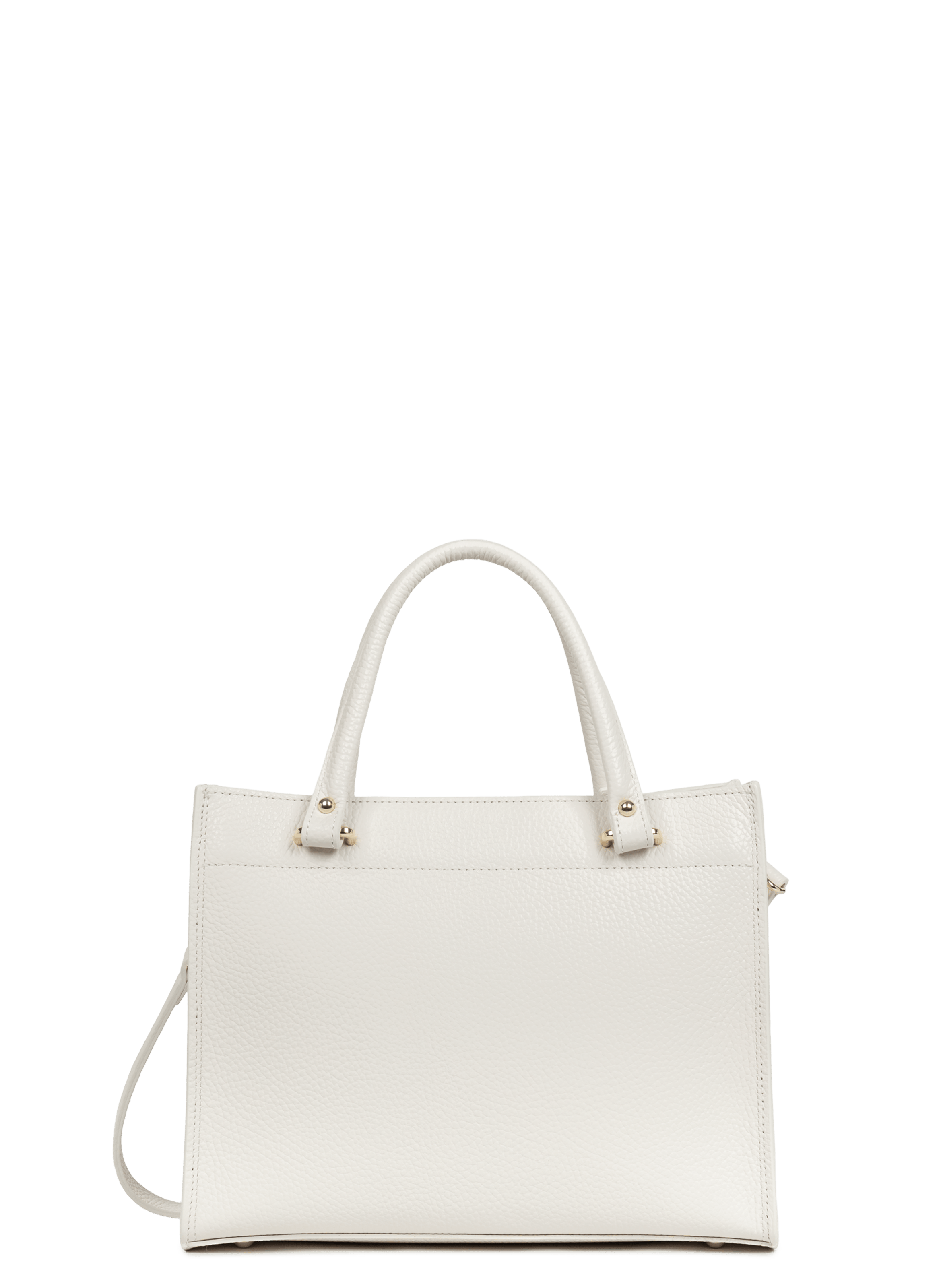 Sac à main - foulonné double daily LANCASTER Blanc