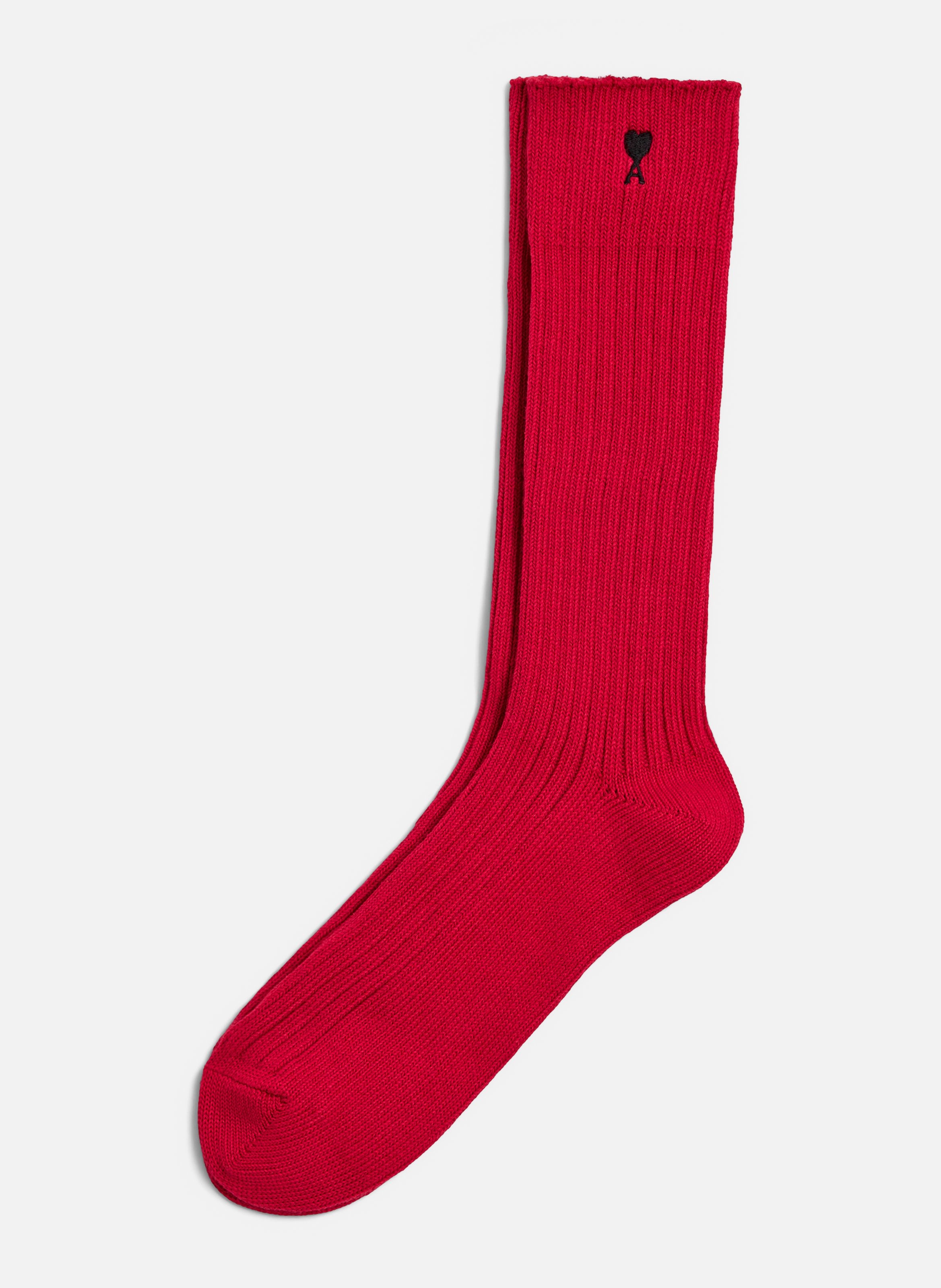 Chaussettes unisexe en coton ami de coeur AMI PARIS Rouge
