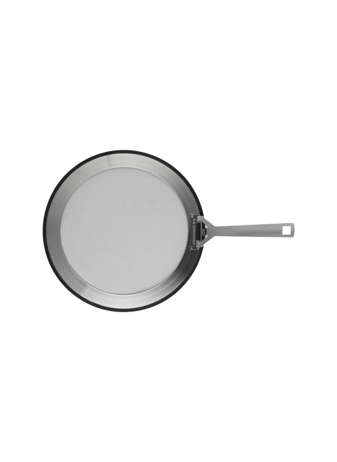 Spritzschutz aus Edelstahl LE CREUSET Schwarz