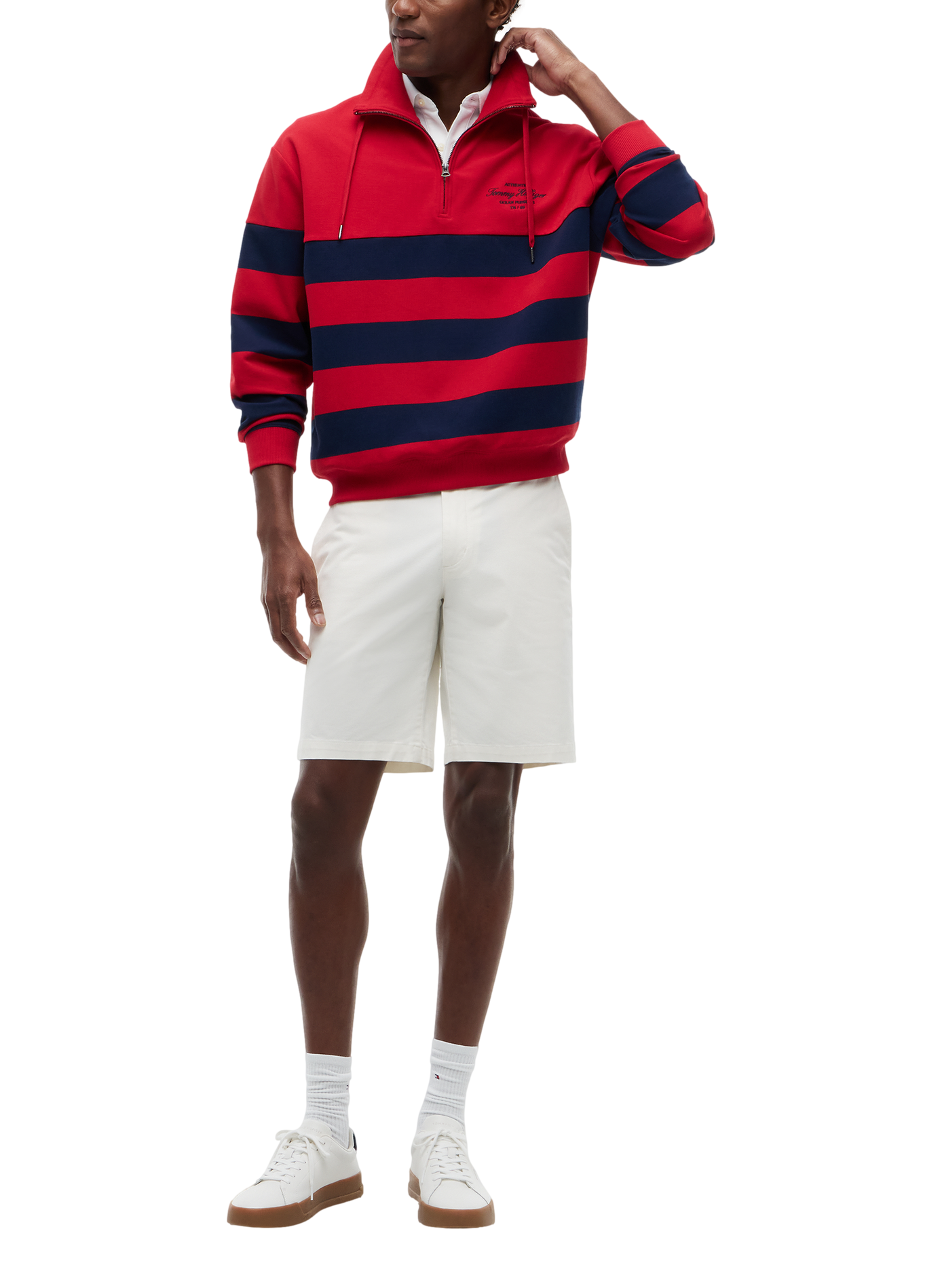 Striped polo shirt TOMMY HILFIGER Red