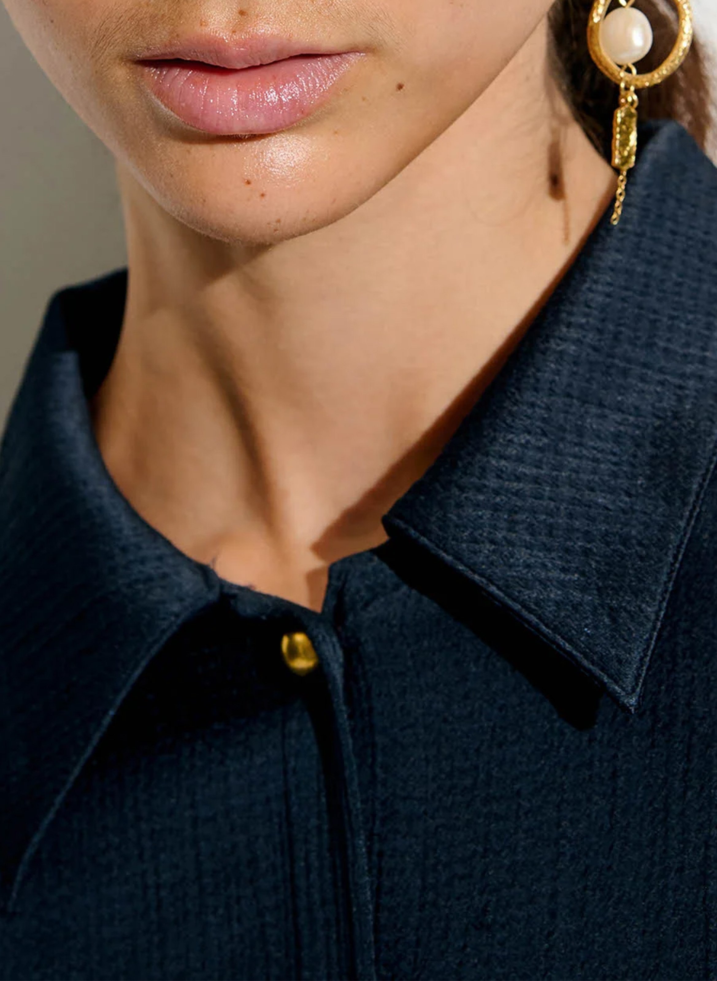 Chemise ample col classique darcy SESSUN Bleu