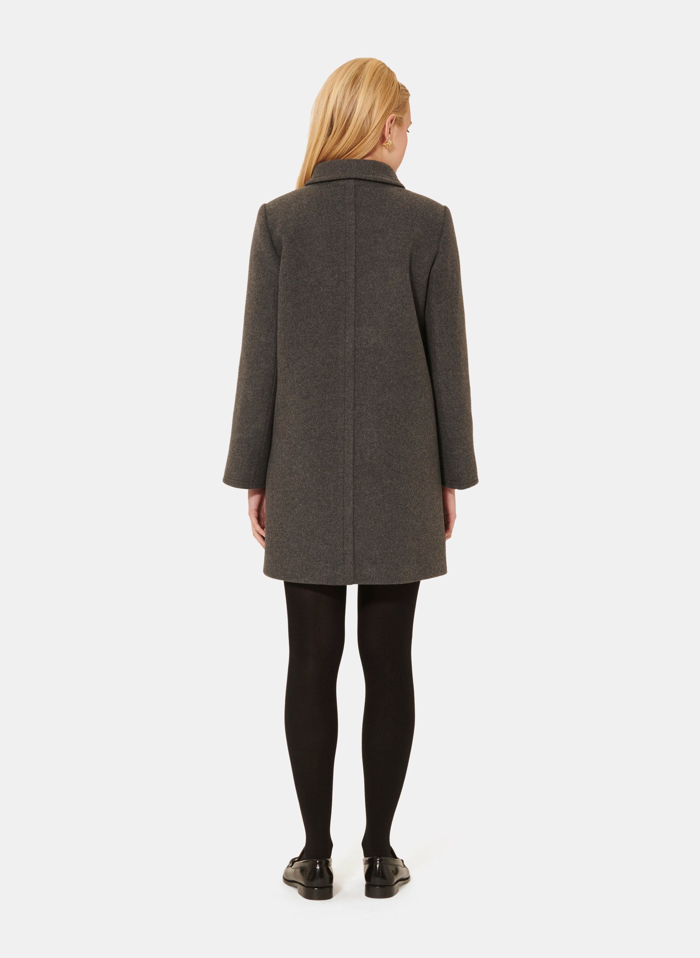 Manteau marceau TARA JARMON Gris