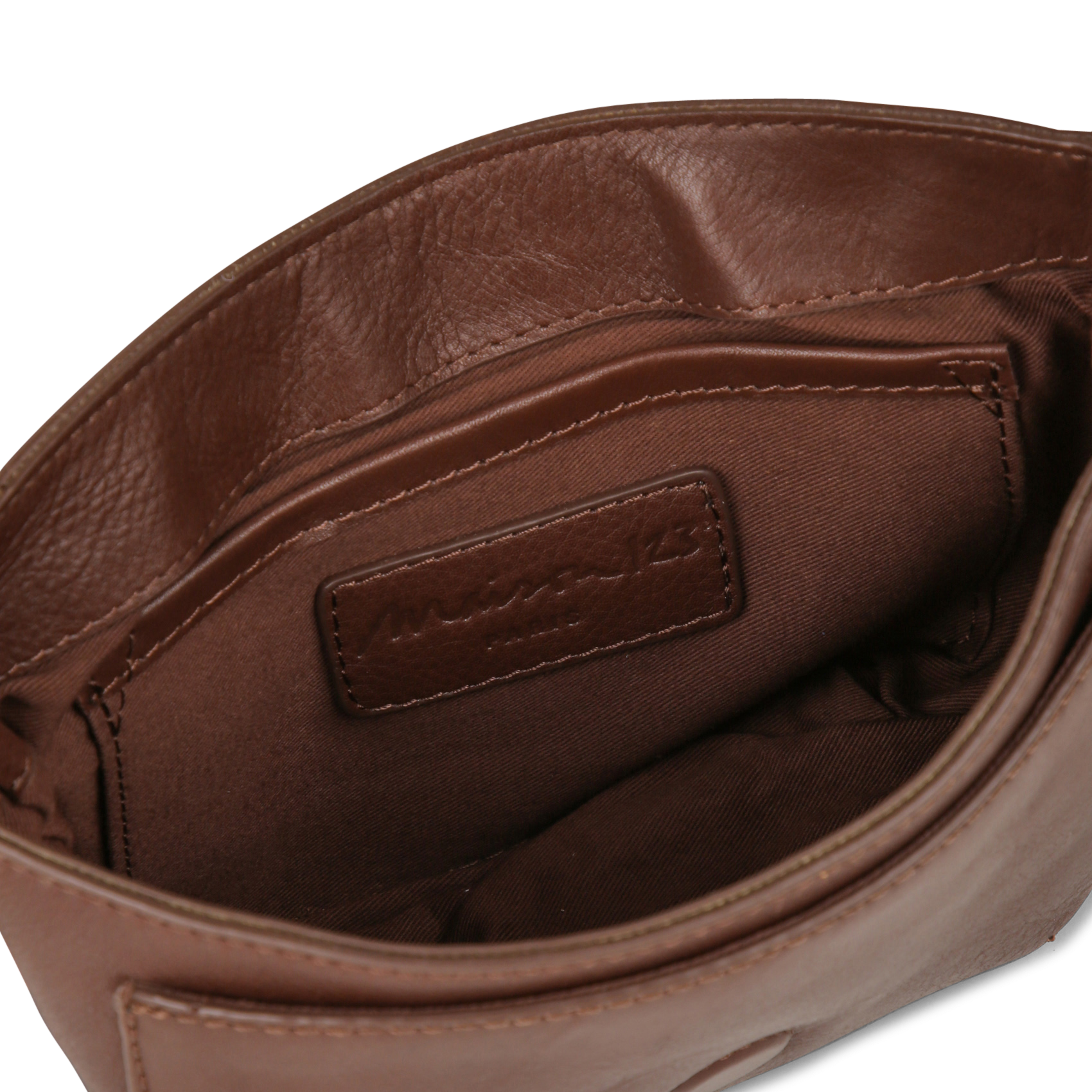 Sac bandoulière en cuir de vache marcel MAISON 123 Rouge
