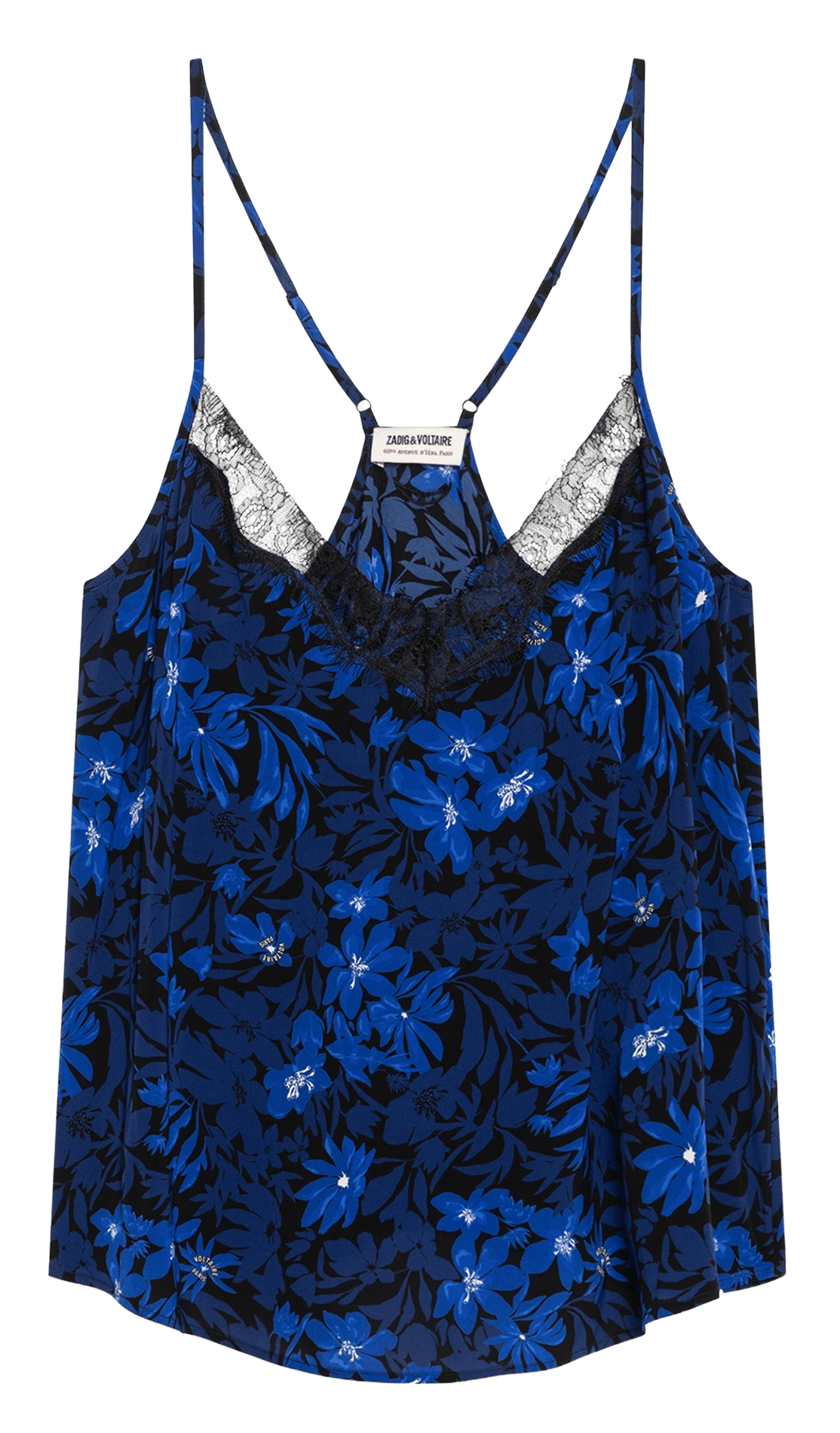 Caraco imprimé avec dentelle cespa ZADIG&VOLTAIRE Bleu
