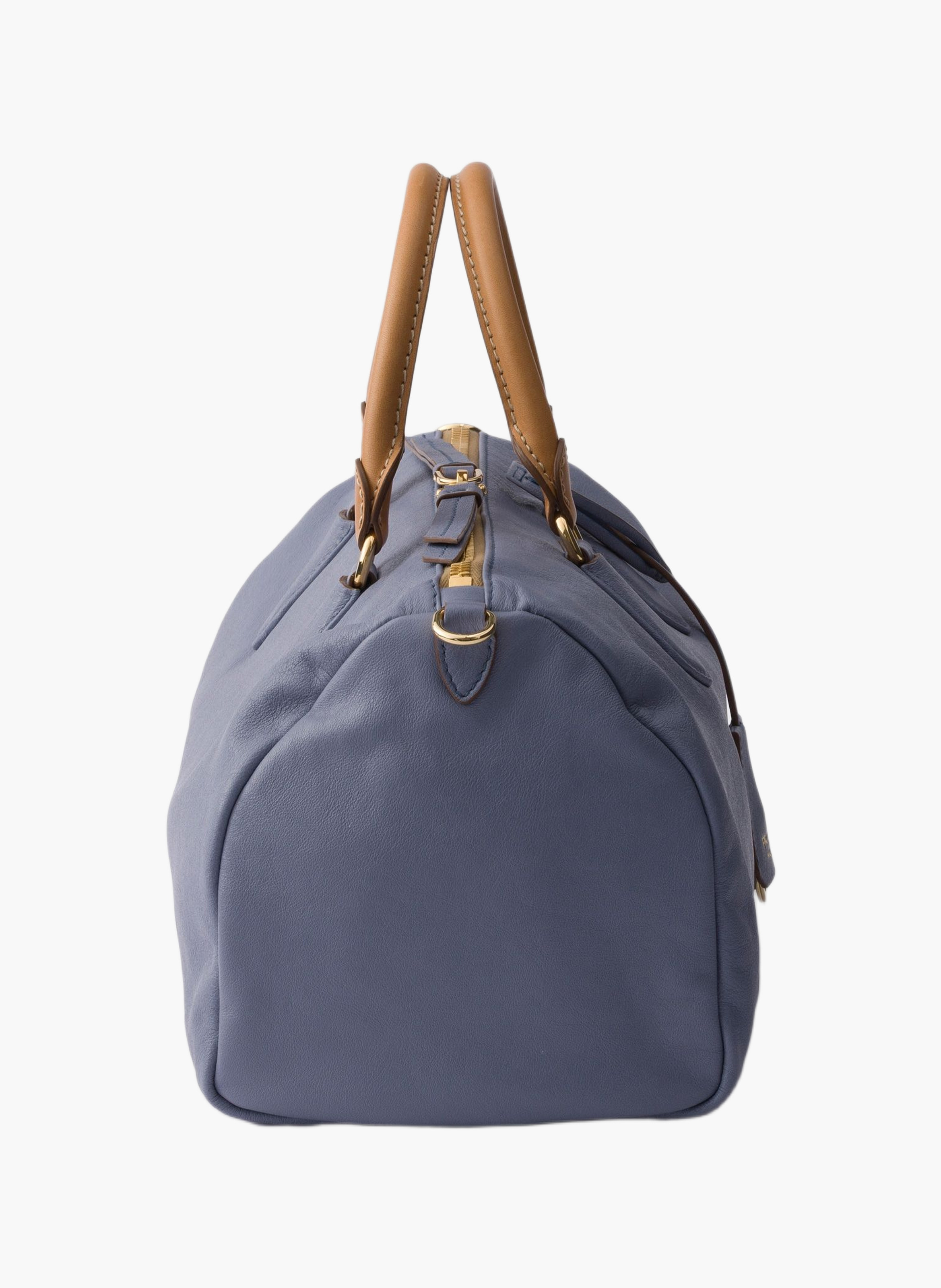Grand sac à main prada evasion en cuir PRADA Bleu