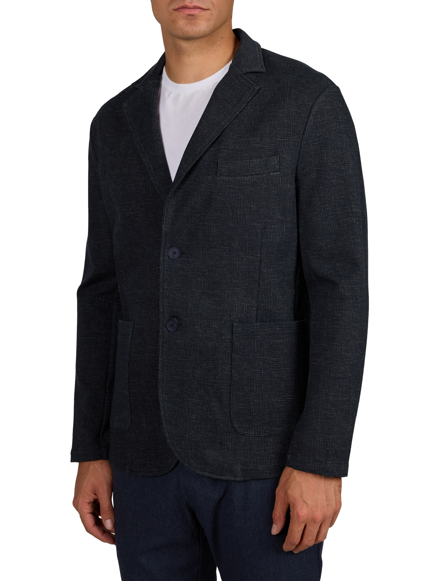 Straight printed blazer 1789 CALA Blue