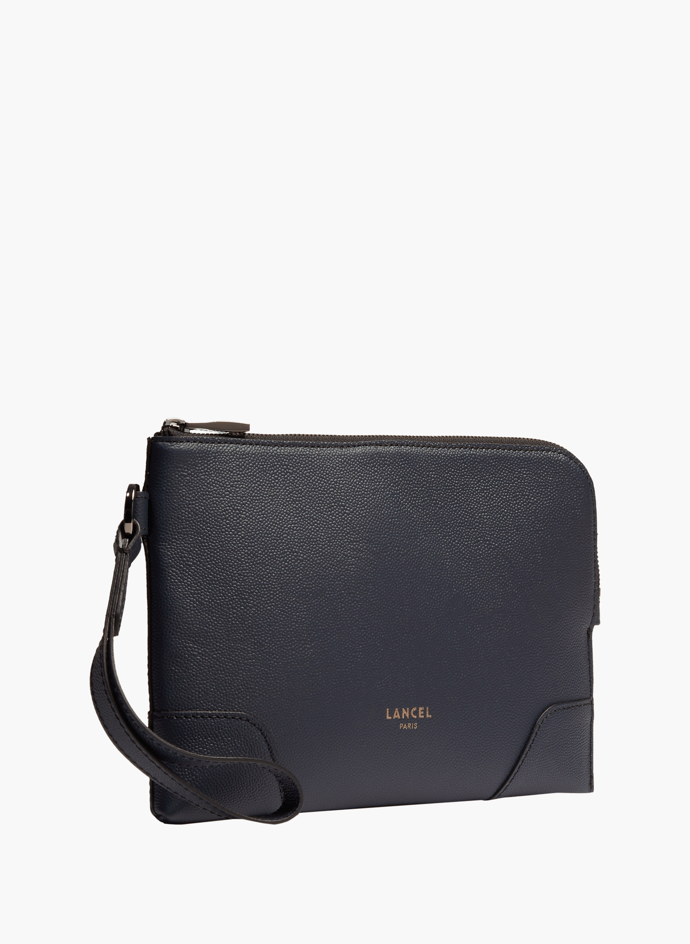 Pochette zippée s charlie de lancel en cuir LANCEL Bleu