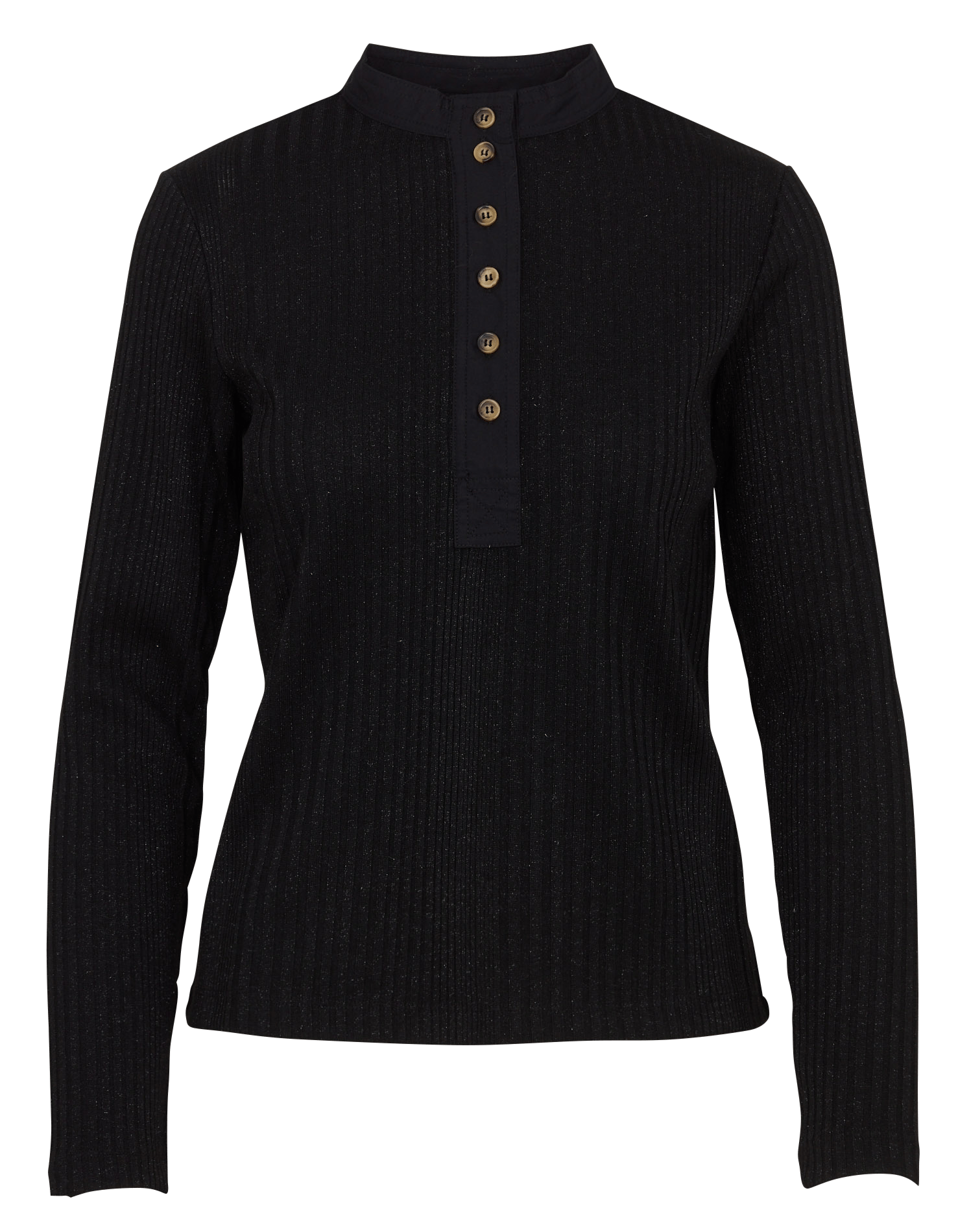 T-shirt met ronde hals LA FEE MARABOUTEE Zwart
