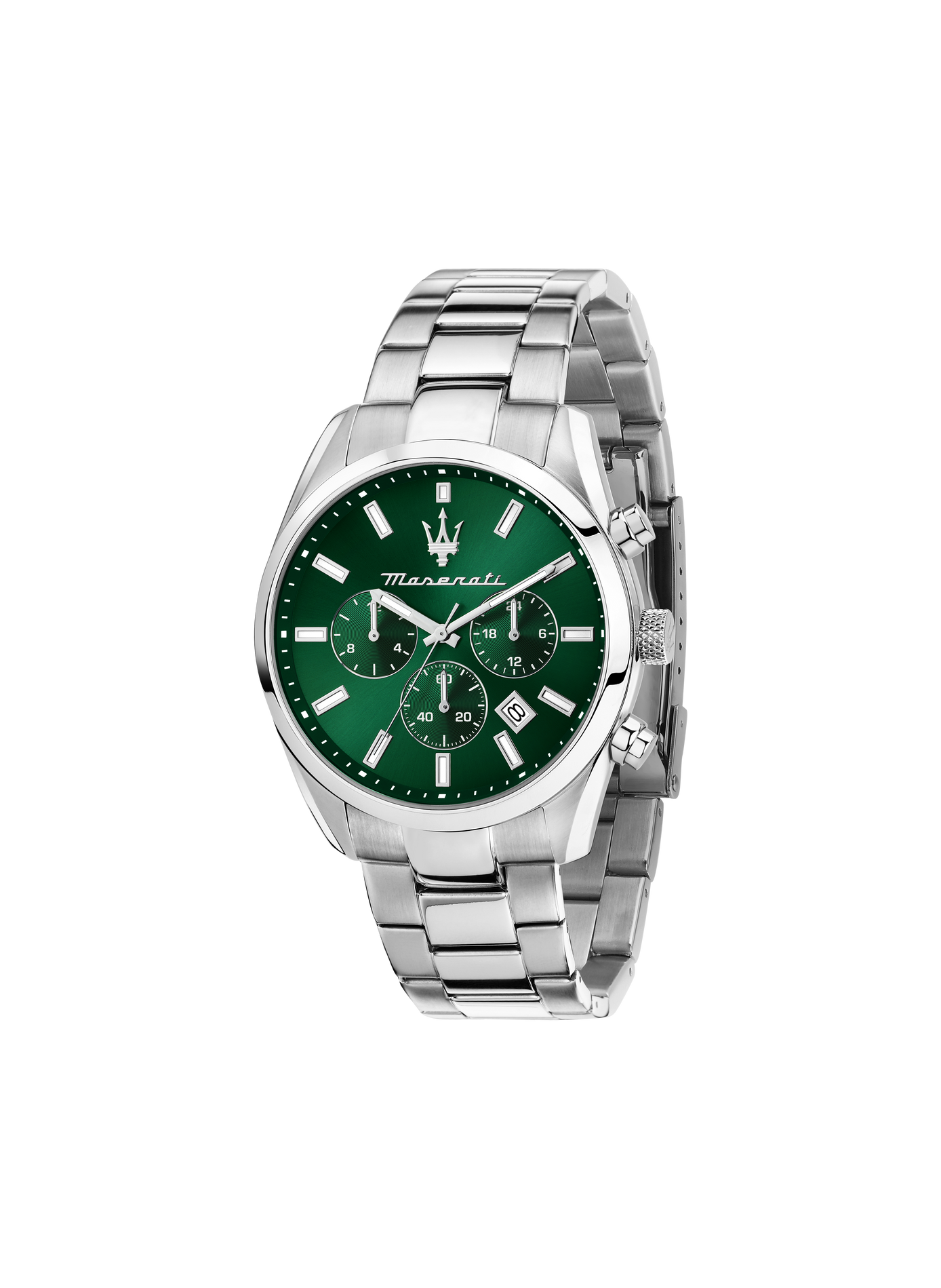 Montre quartz en acier inoxydable MASERATI Vert