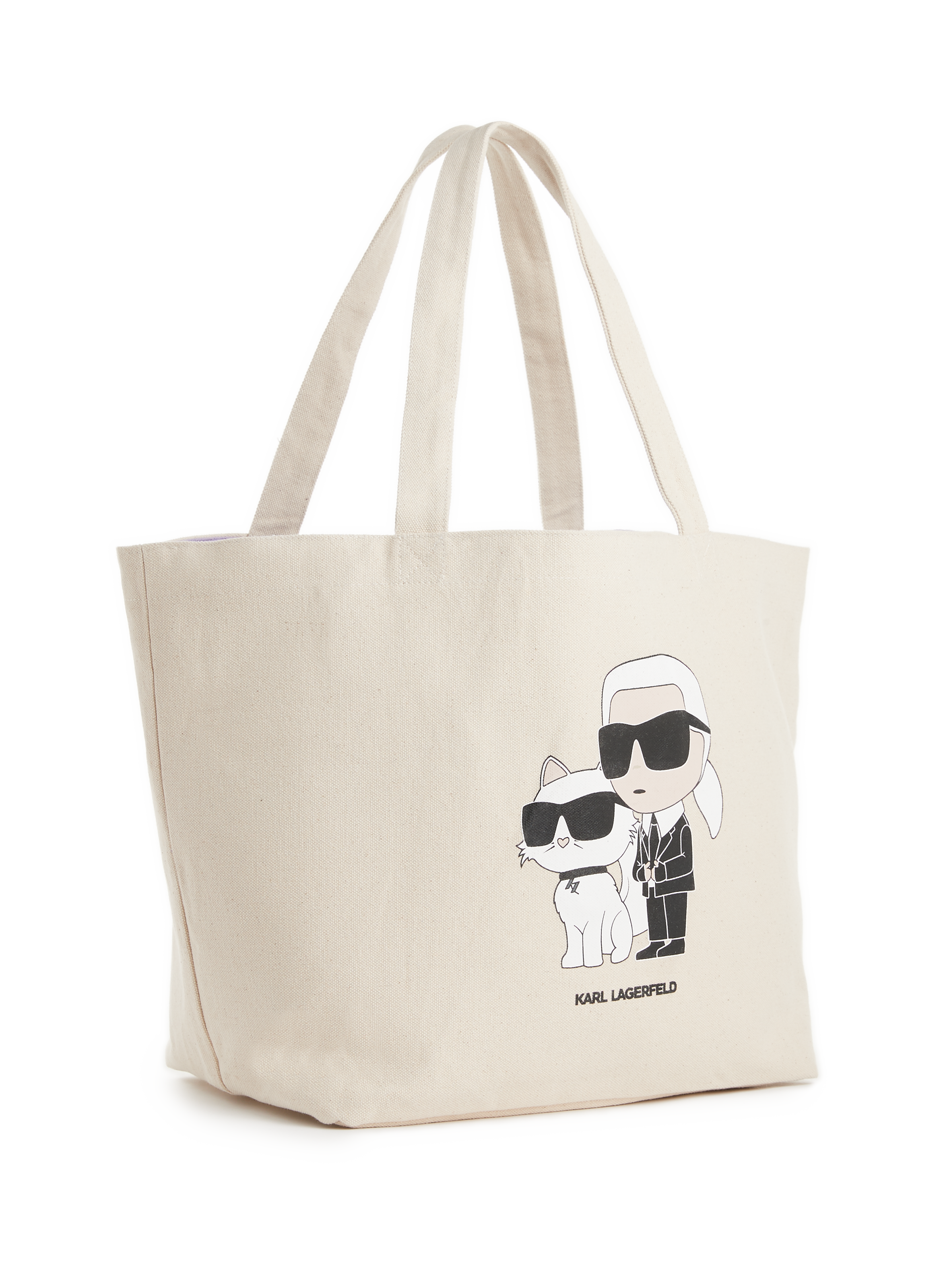 Sac cabas K/Ikonik 2.0 Karl Choupette en coton