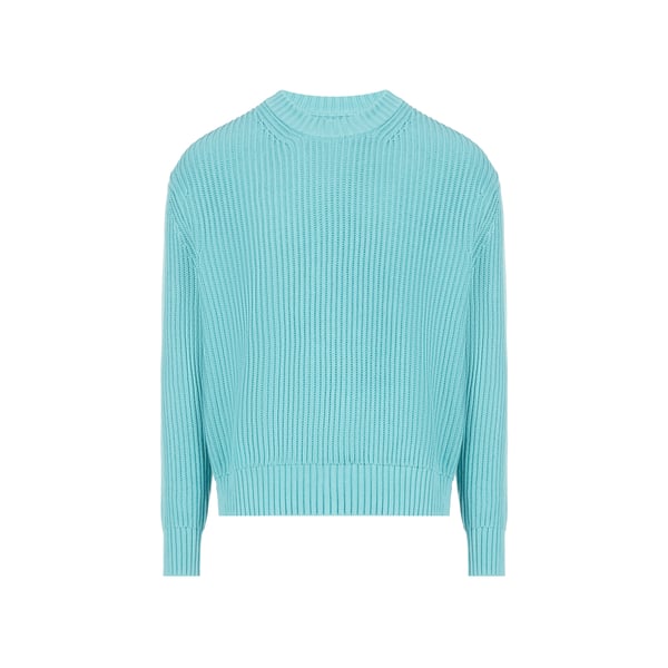 Pull en maille côtelé