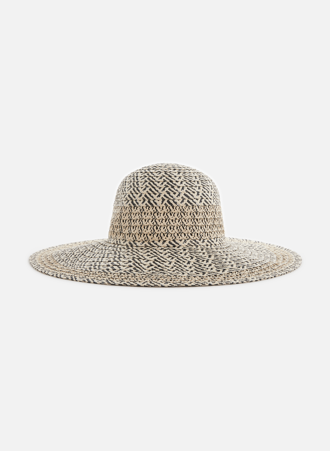 قبعة من القش بخيوط معدنية SAISON 1865