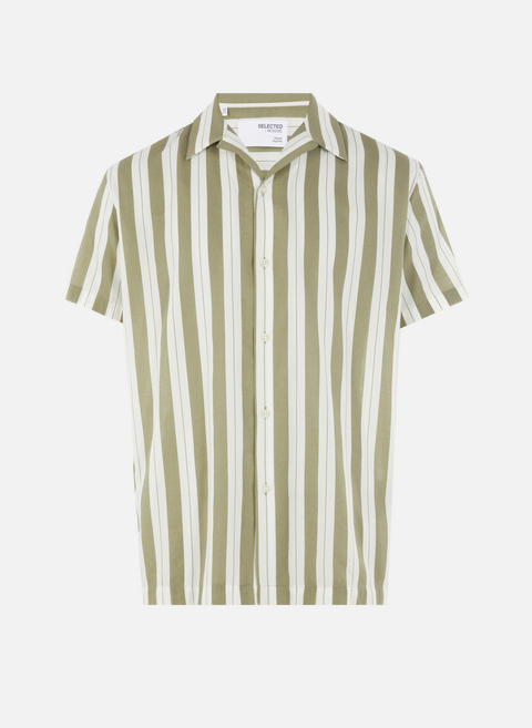 GreenSELECTED striped shirt 