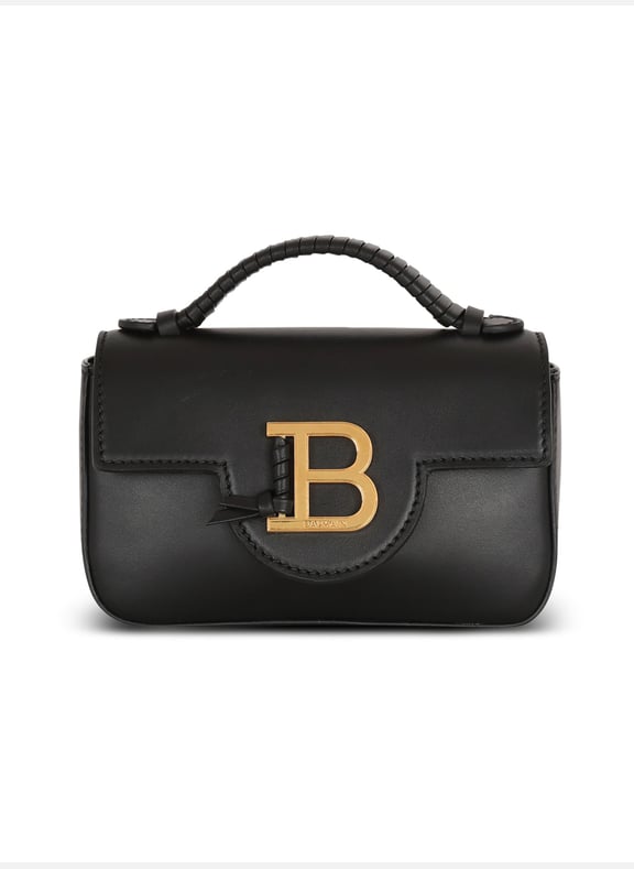 Sac b-buzz mini en cuir Noir by BALMAIN BALMAIN Sac b-buzz mini en cuir Noir