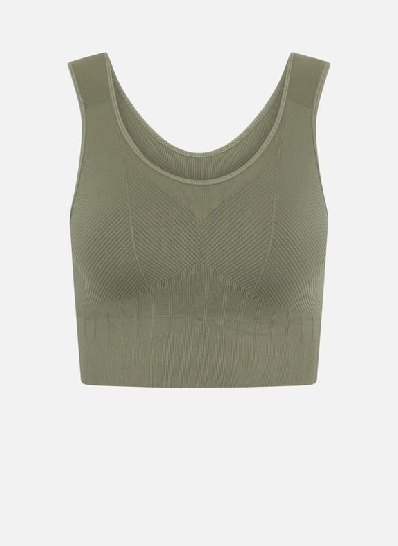 Brassière de sport annapurna avec rembourrage amovible Vert by BORN LIVING YOGA BORN LIVING YOGA Brassière de sport annapurna avec rembourrage amovible Vert